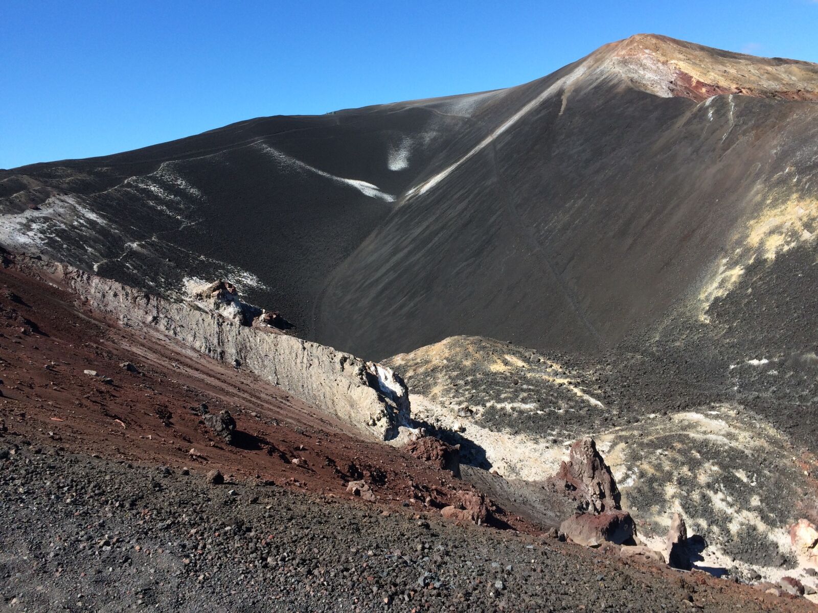iPhone 5s back camera 4.15mm f/2.2 sample photo. Volcanic mountain, volcano ash photography