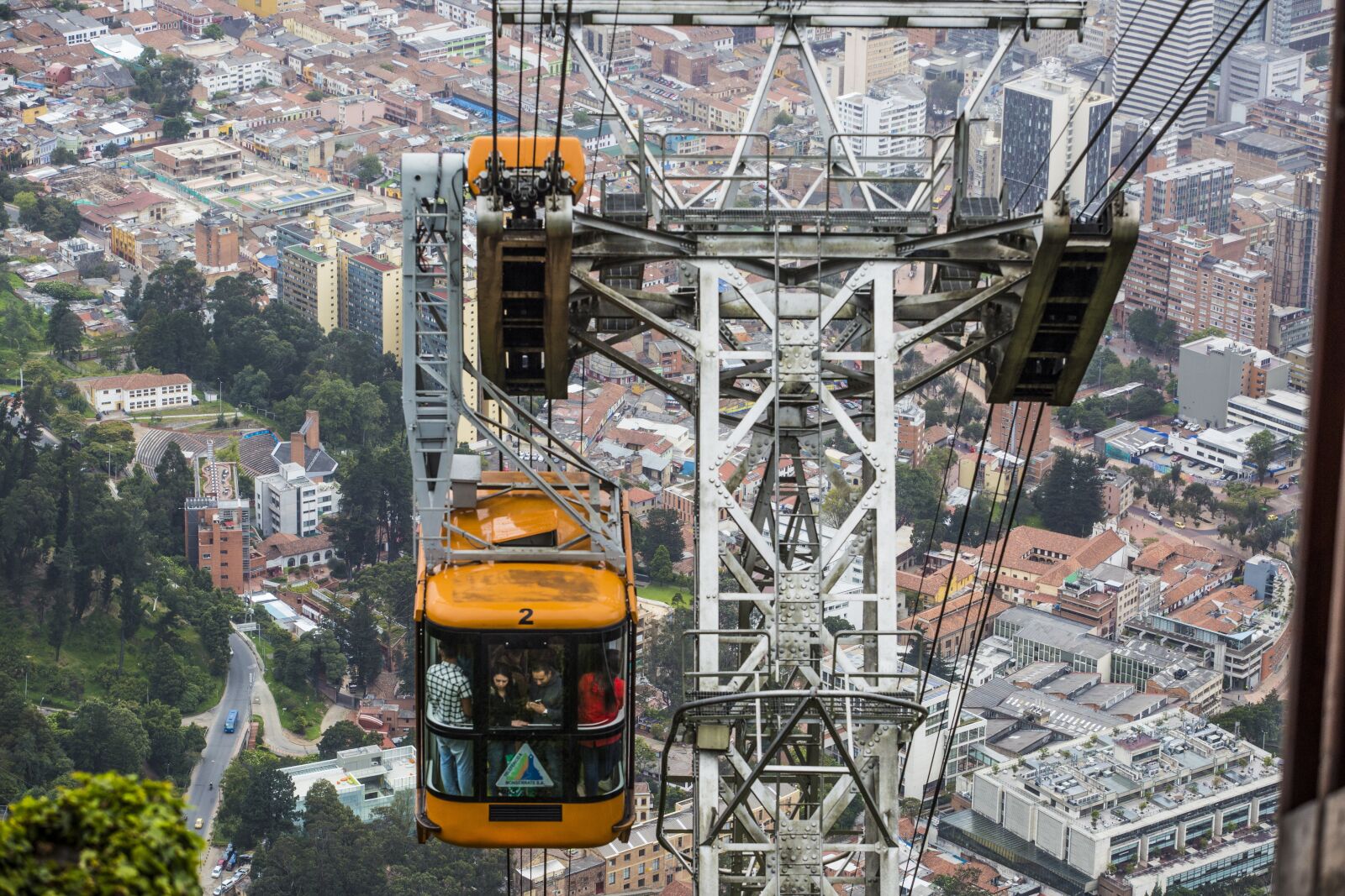 Canon EOS 5D Mark III + Canon EF 70-200mm F2.8L USM sample photo. Colombia, cable car, landscape photography