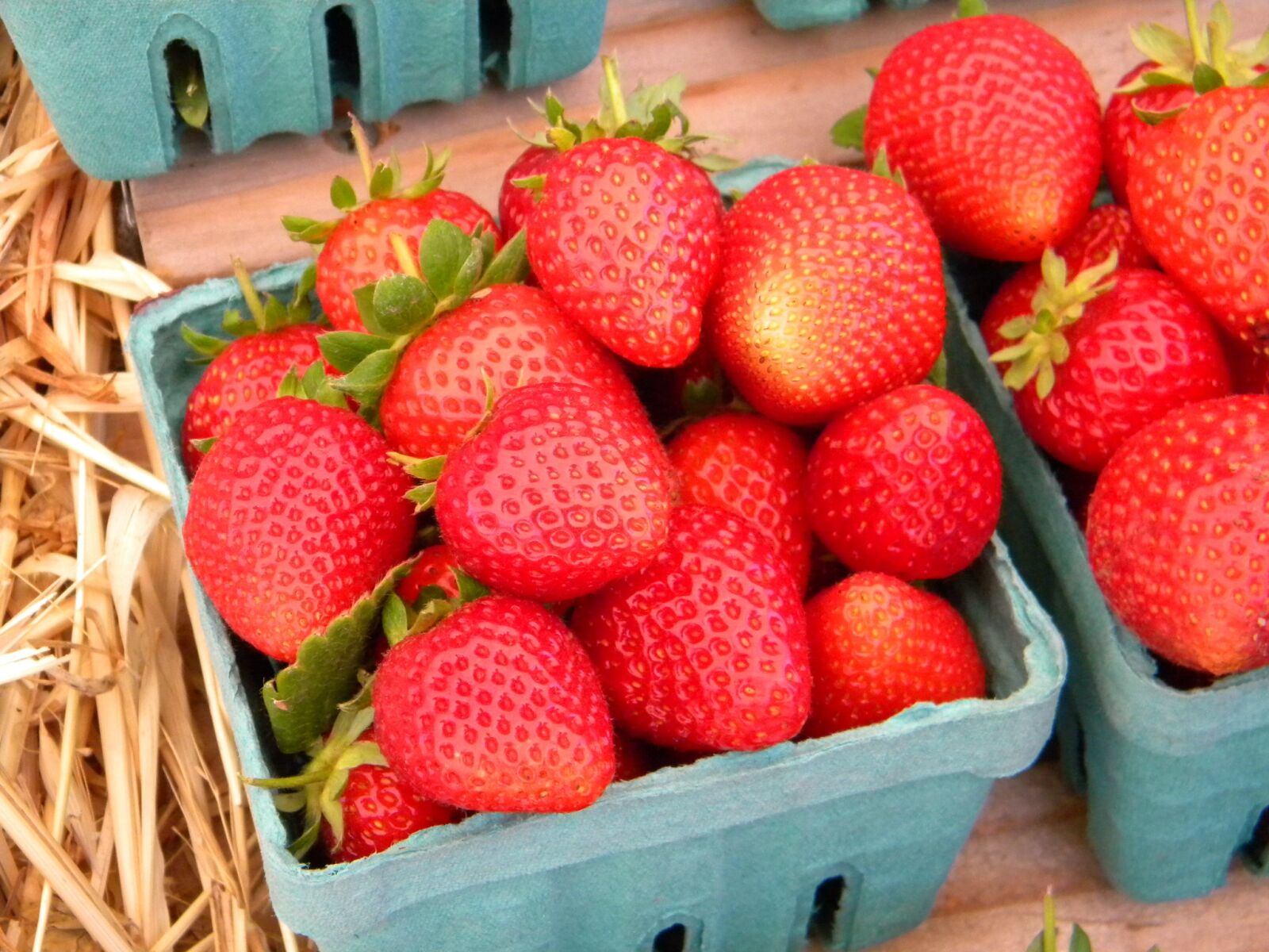 Nikon Coolpix L100 sample photo. Fruit, strawberry, basket photography