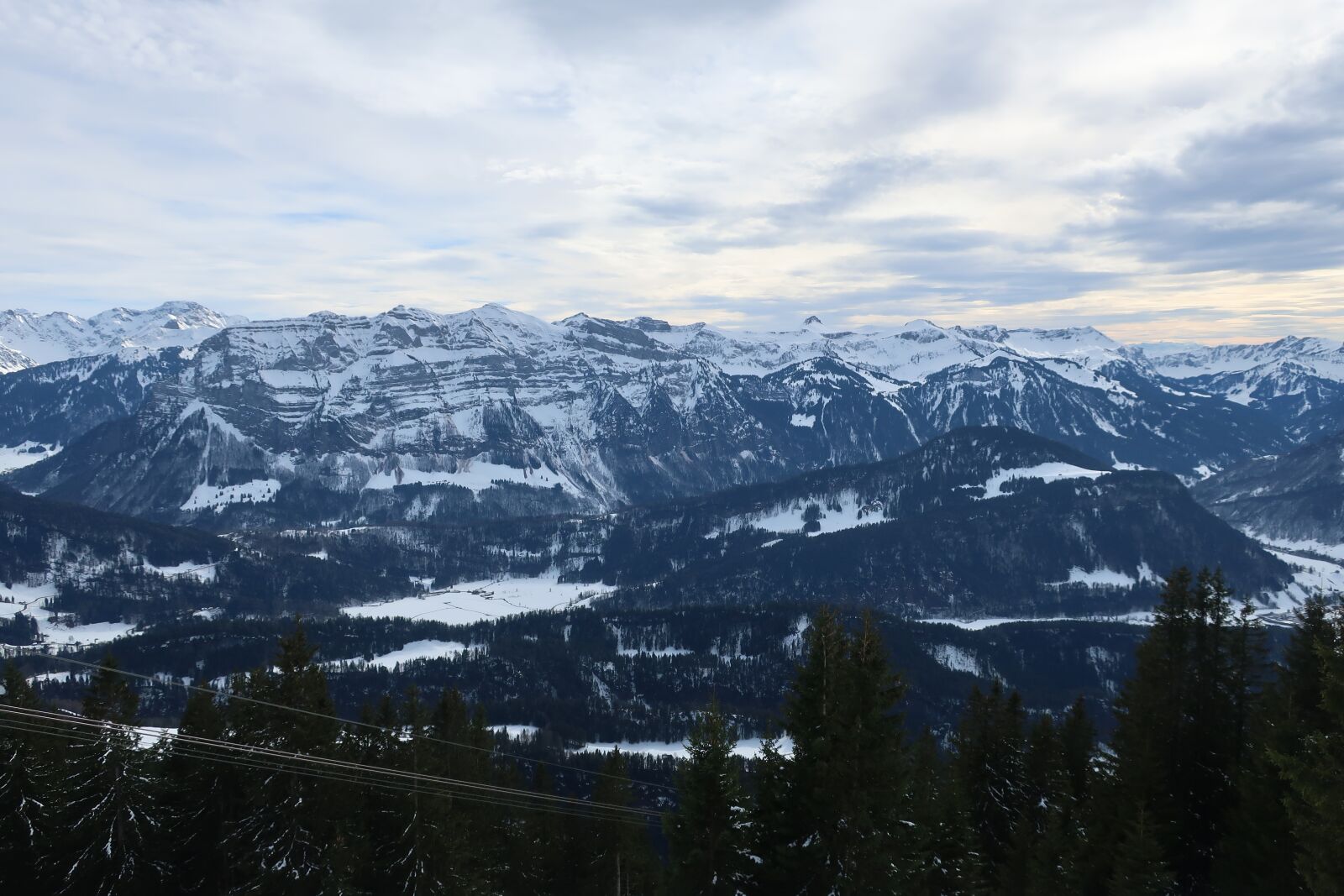 Canon PowerShot G9 X Mark II sample photo. Bregenzerwald, mountains, winter photography
