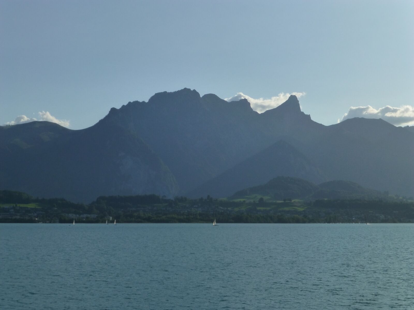 Panasonic DMC-TZ31 sample photo. Lake thun, stockhorn, lake photography