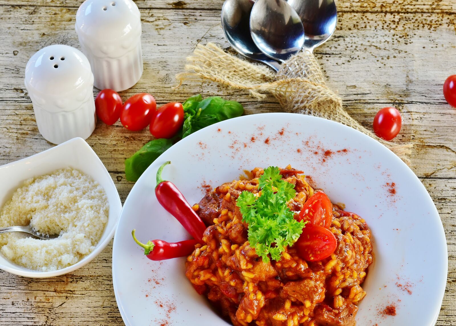 Nikon D7200 sample photo. Rice meat, rice, meat photography