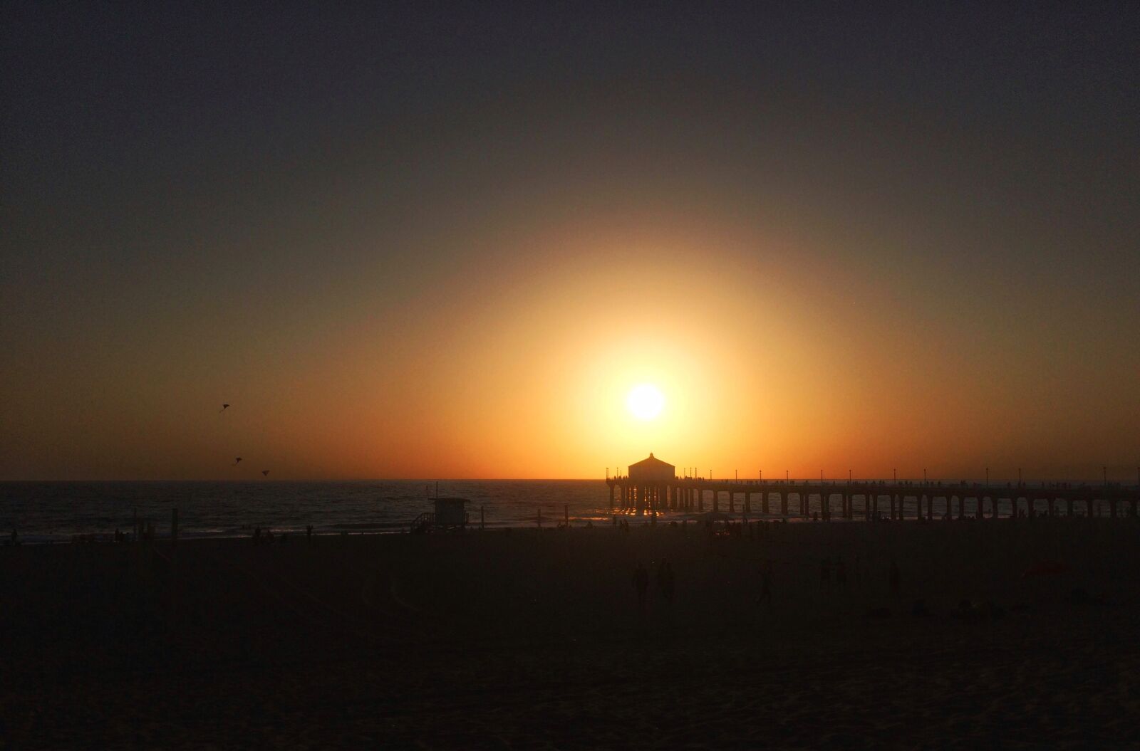 iPhone 5s back camera 4.15mm f/2.2 sample photo. Manhattan, pier, sunset photography
