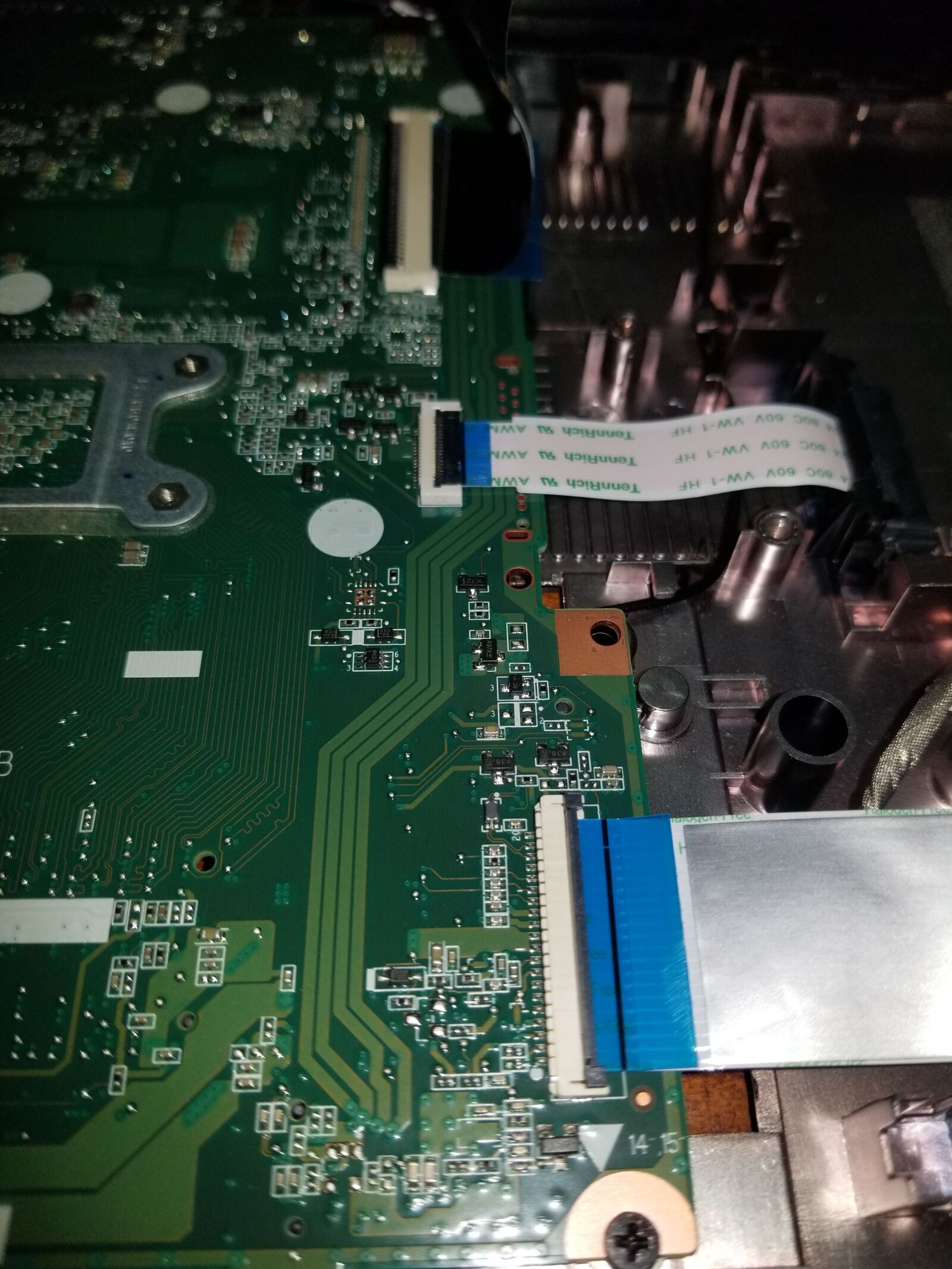 Samsung Galaxy S8+ sample photo. Mainboard, laptop circuit board photography