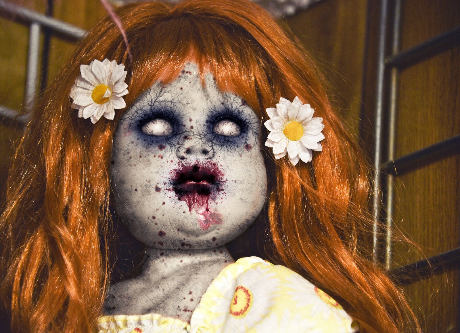 Nikon D750 sample photo. Halloween, doll, horror photography