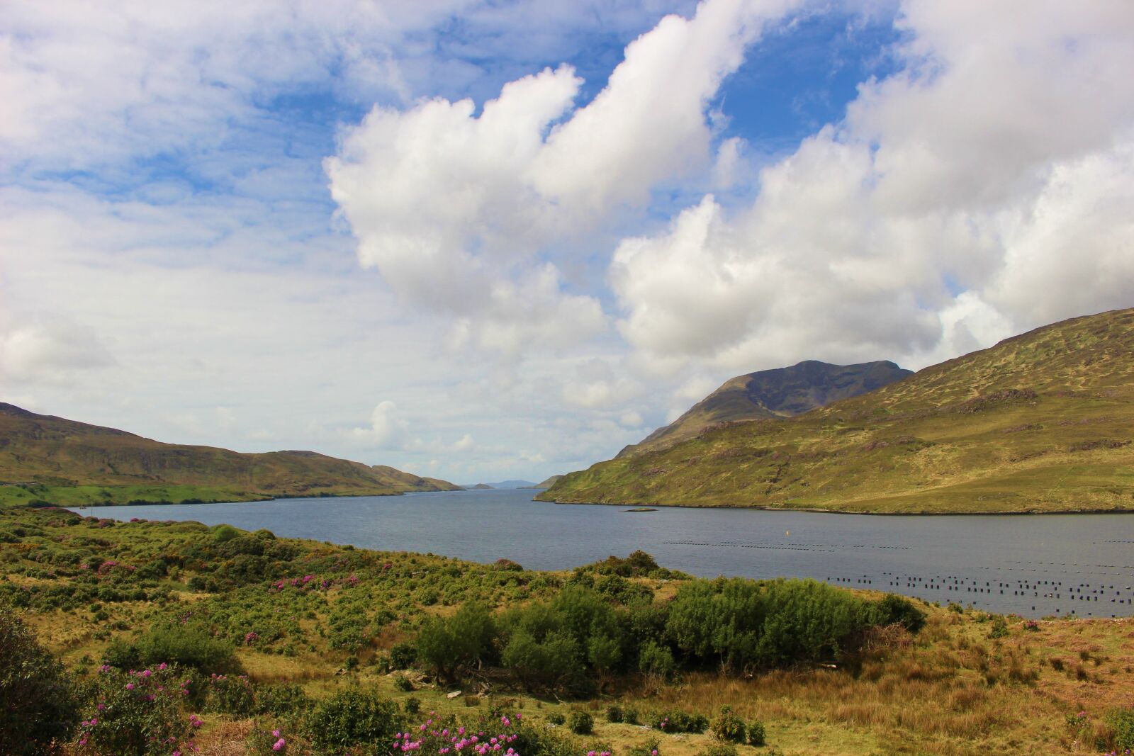 Canon EOS 100D (EOS Rebel SL1 / EOS Kiss X7) sample photo. Fjord, water, clouds photography