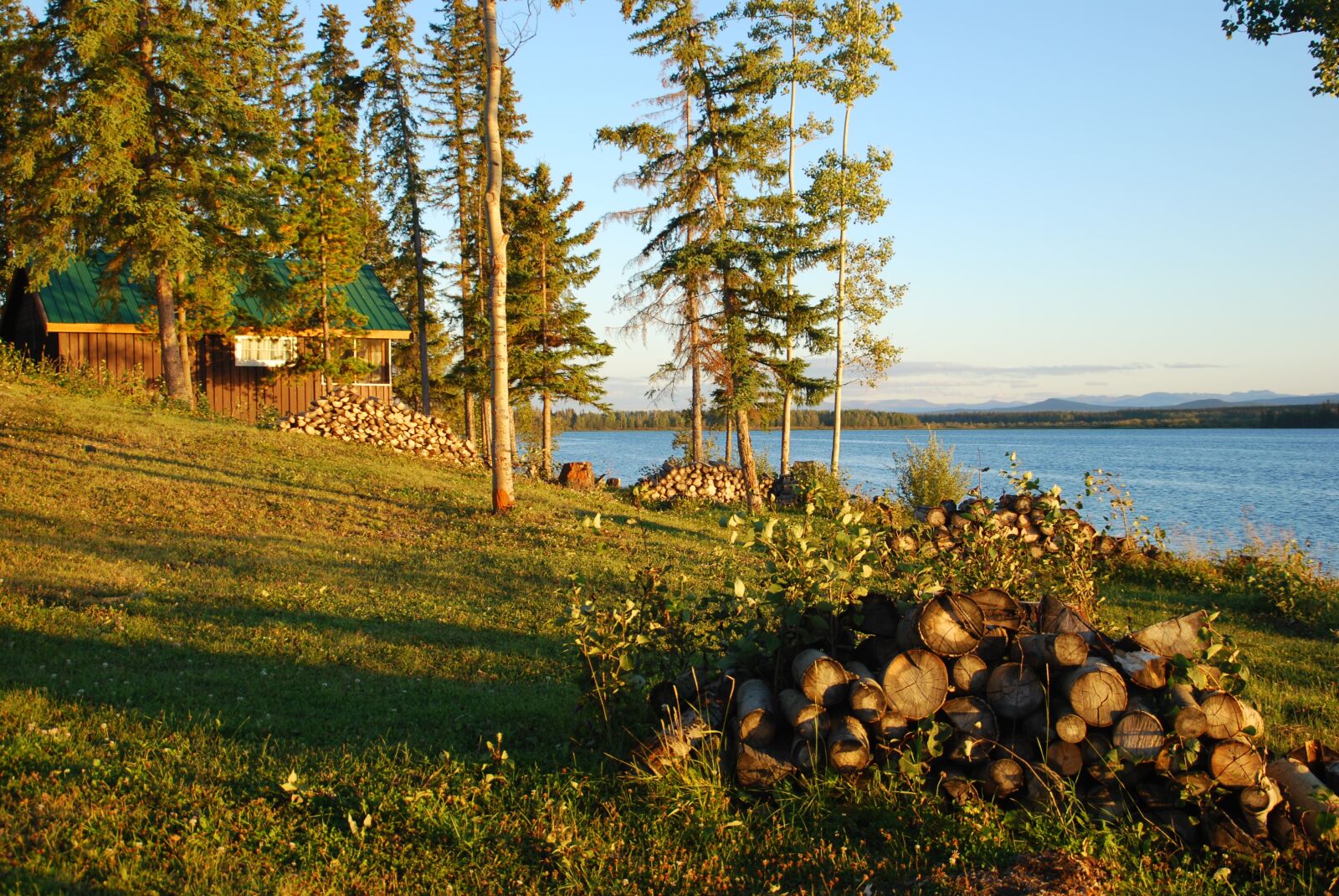 Nikon D60 sample photo. Canada, lake, campsite photography