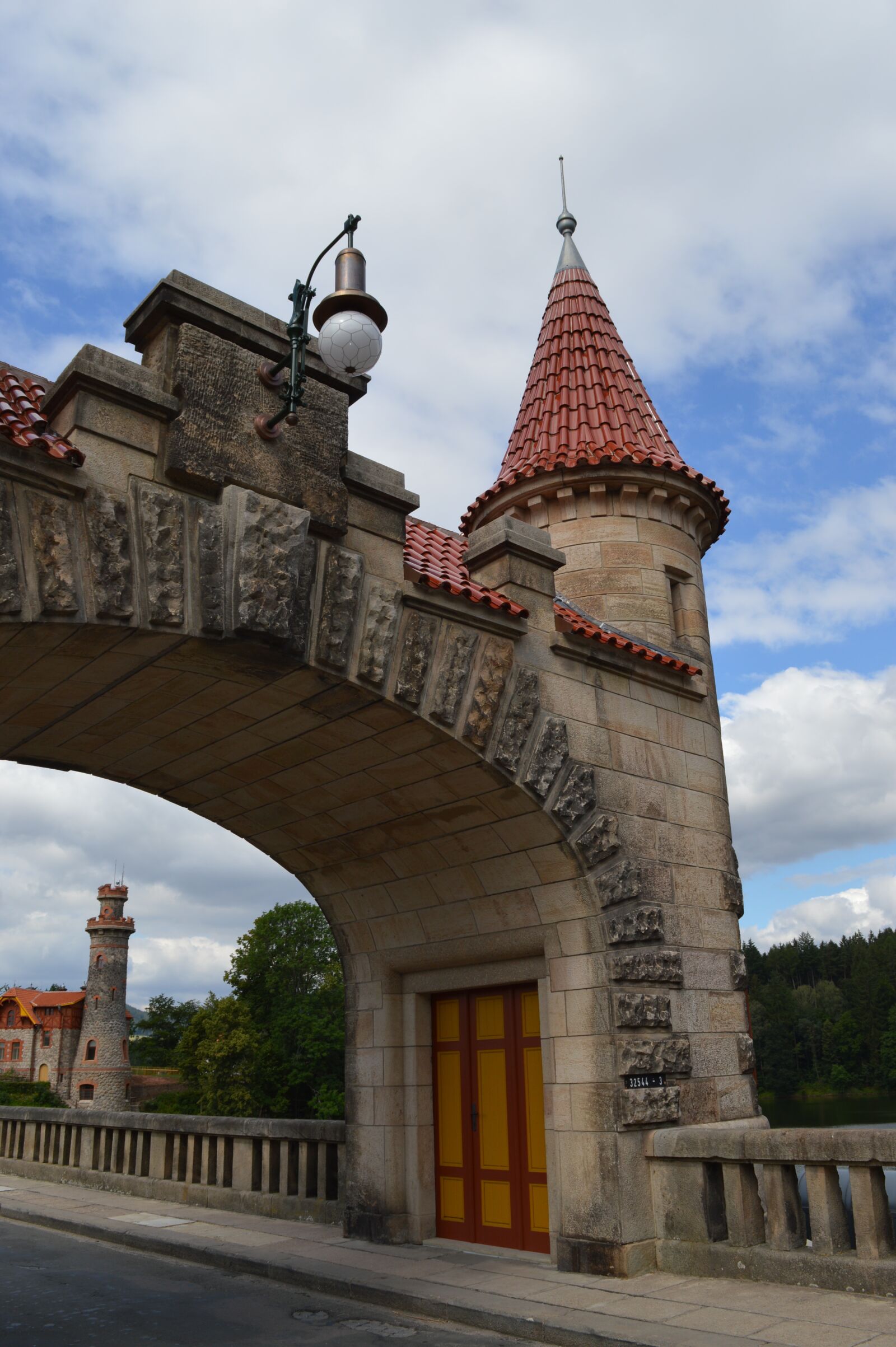 Nikon D3200 sample photo. Building, dam, gray photography