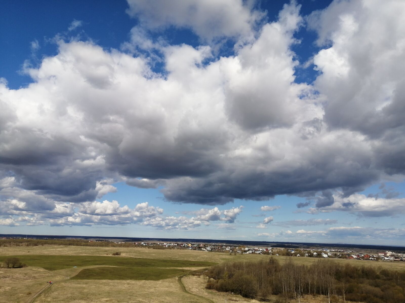 HUAWEI P30 LITE sample photo. Clouds, fields, nature photography