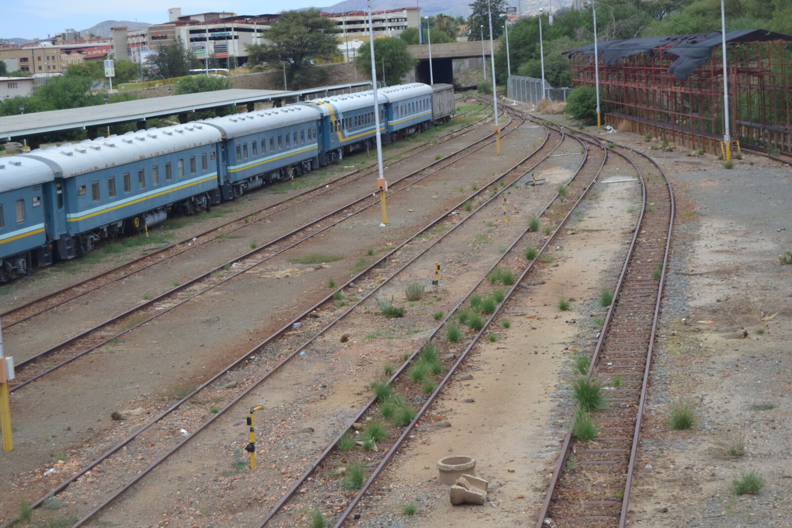 Nikon D3100 sample photo. Old-station, track, train photography