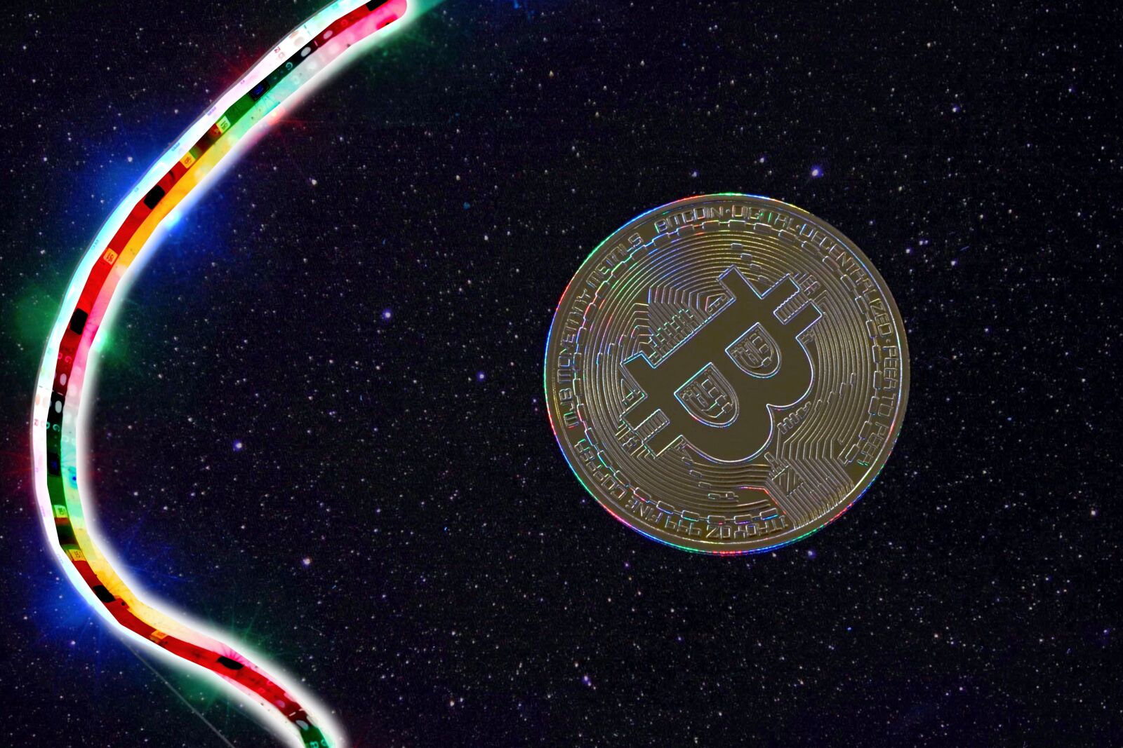 Nikon D7000 sample photo. Bitcoin, digital, money photography