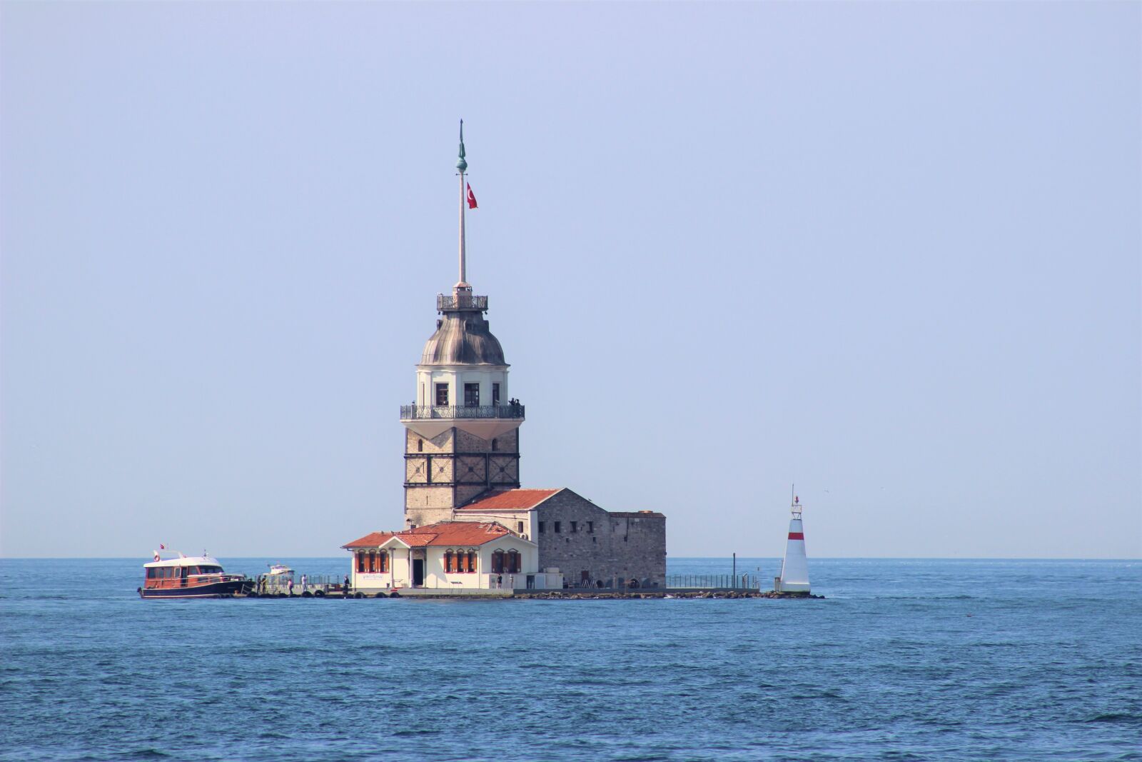 Canon EF75-300mm f/4-5.6 sample photo. Istanbul, maiden's tower, sk photography