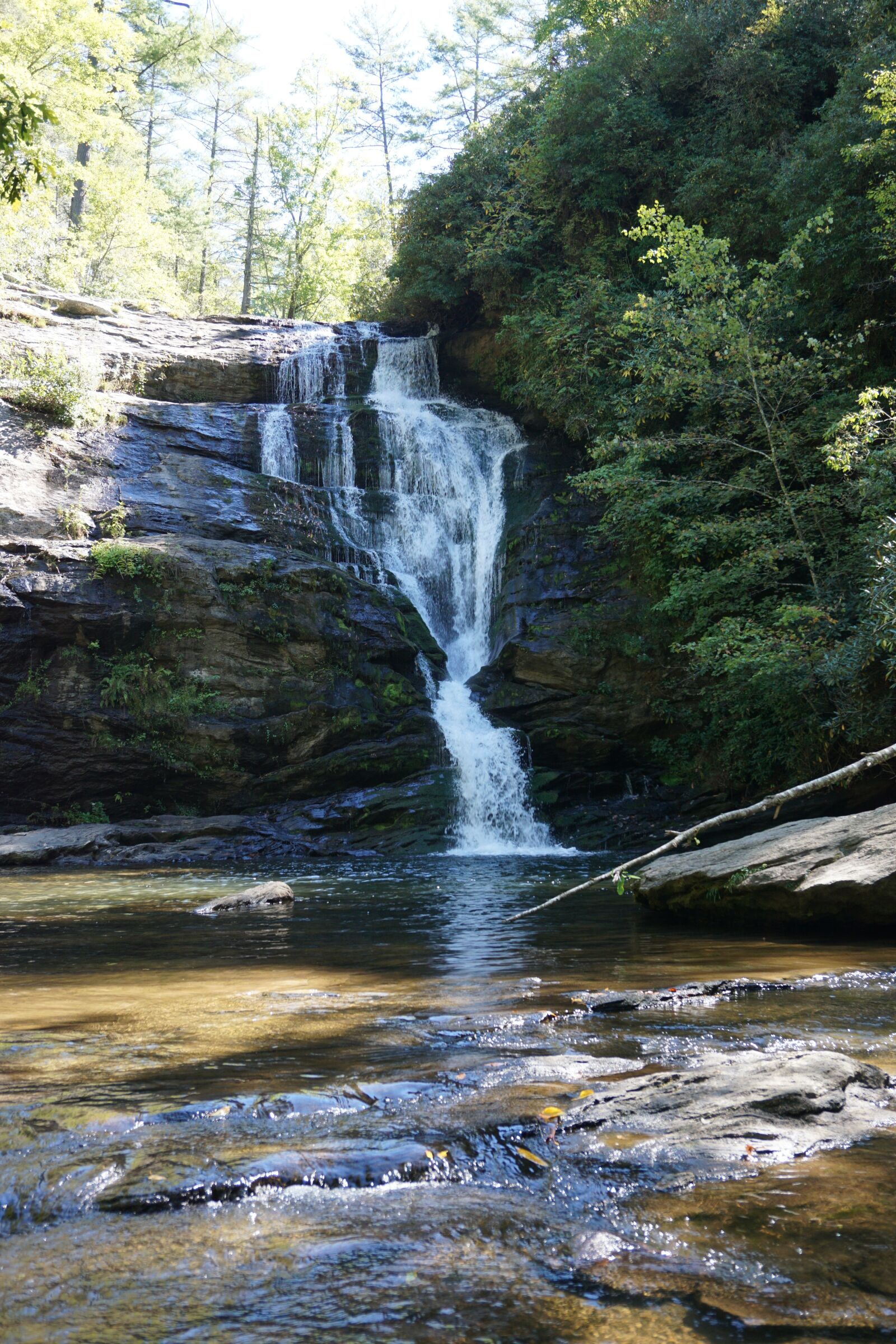 Sony a6000 sample photo. Secret falls, north carolina photography