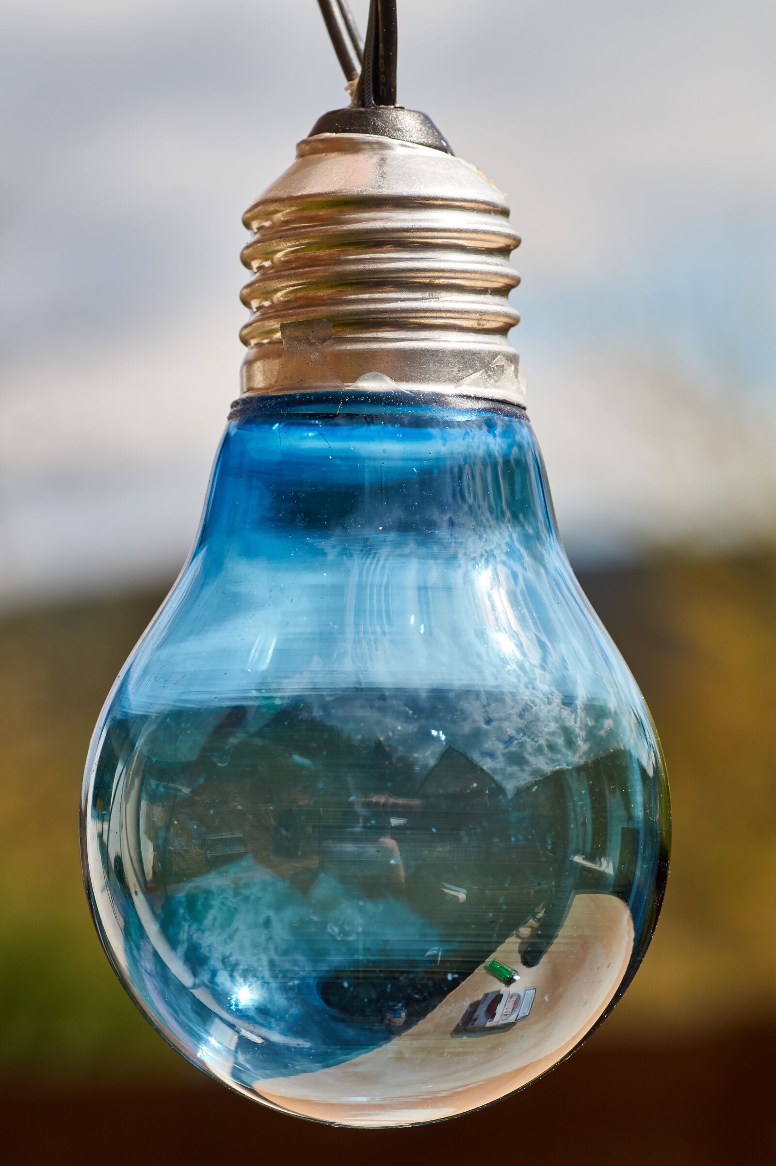 Sony SLT-A58 sample photo. Light bulb, blue, light photography