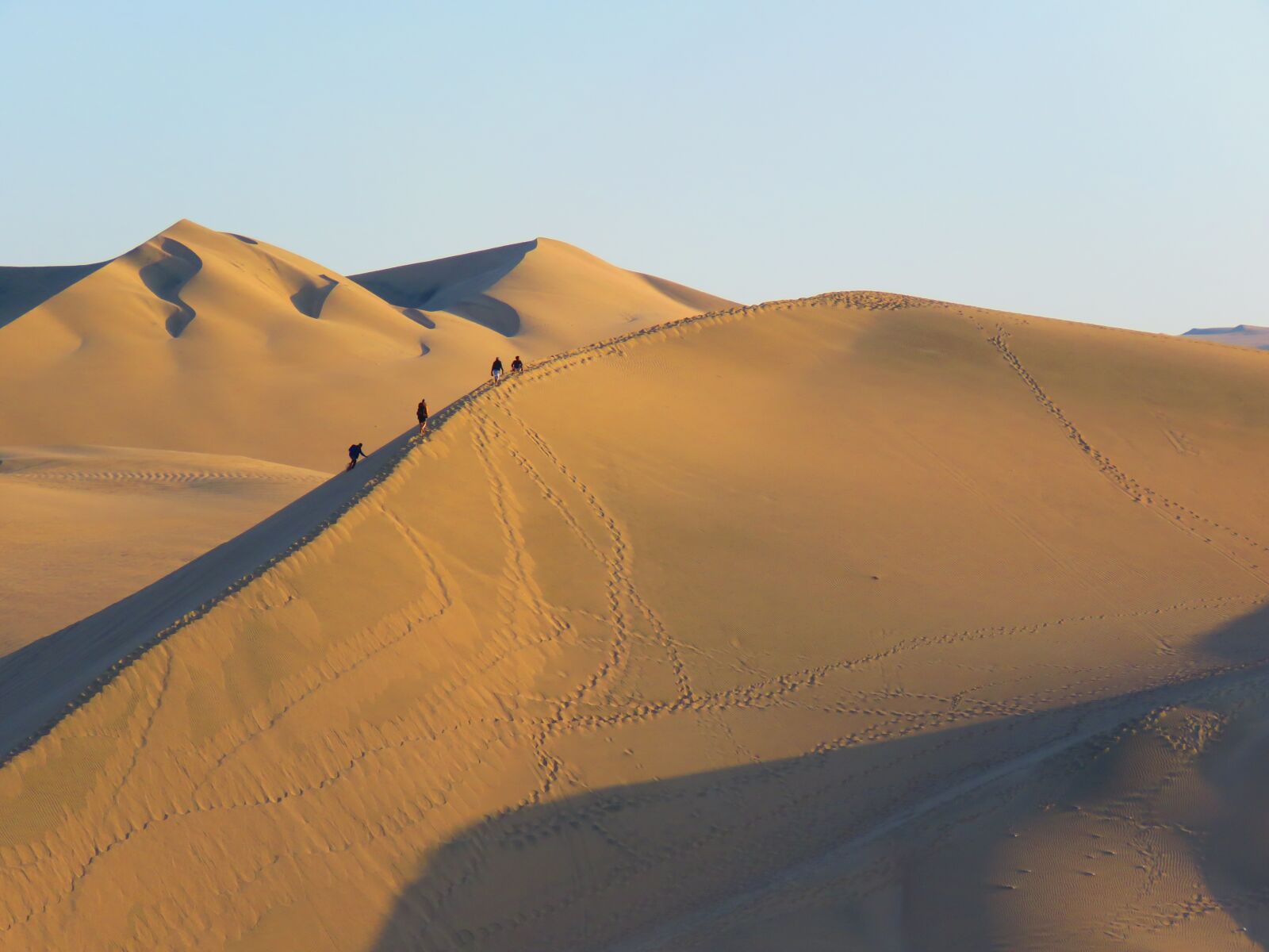 Canon PowerShot SX60 HS sample photo. Dunes, desert, sunset photography