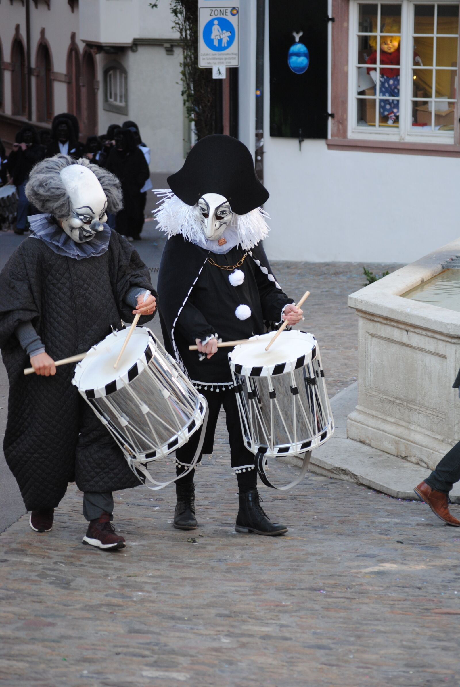 Nikon D3000 sample photo. Basler fasnacht, masks, costumes photography