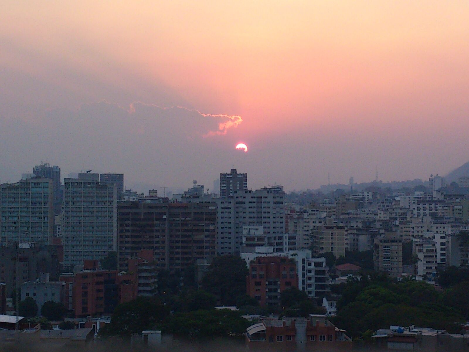 Sony Ericsson Xperia S sample photo. Landscape, caracas, sunset photography