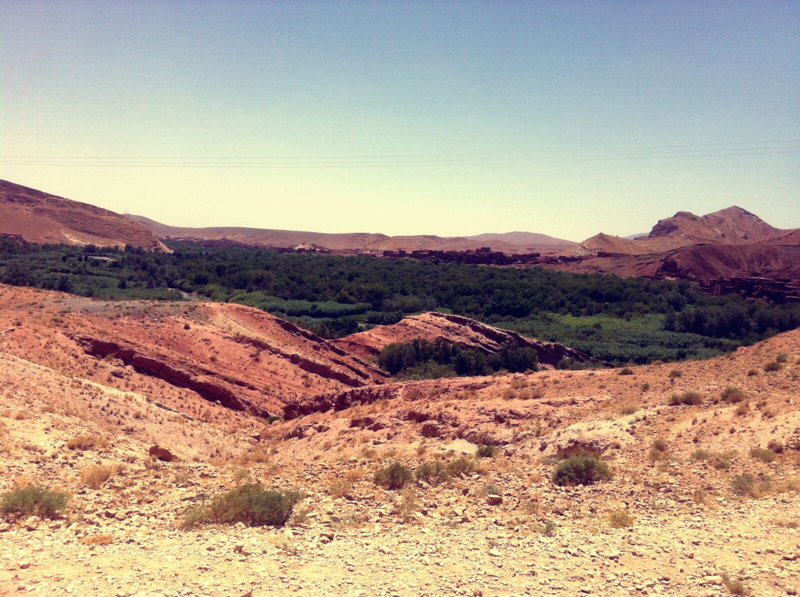 iPhone 4 back camera 3.85mm f/2.8 sample photo. Green, morocco, mountain, nature photography
