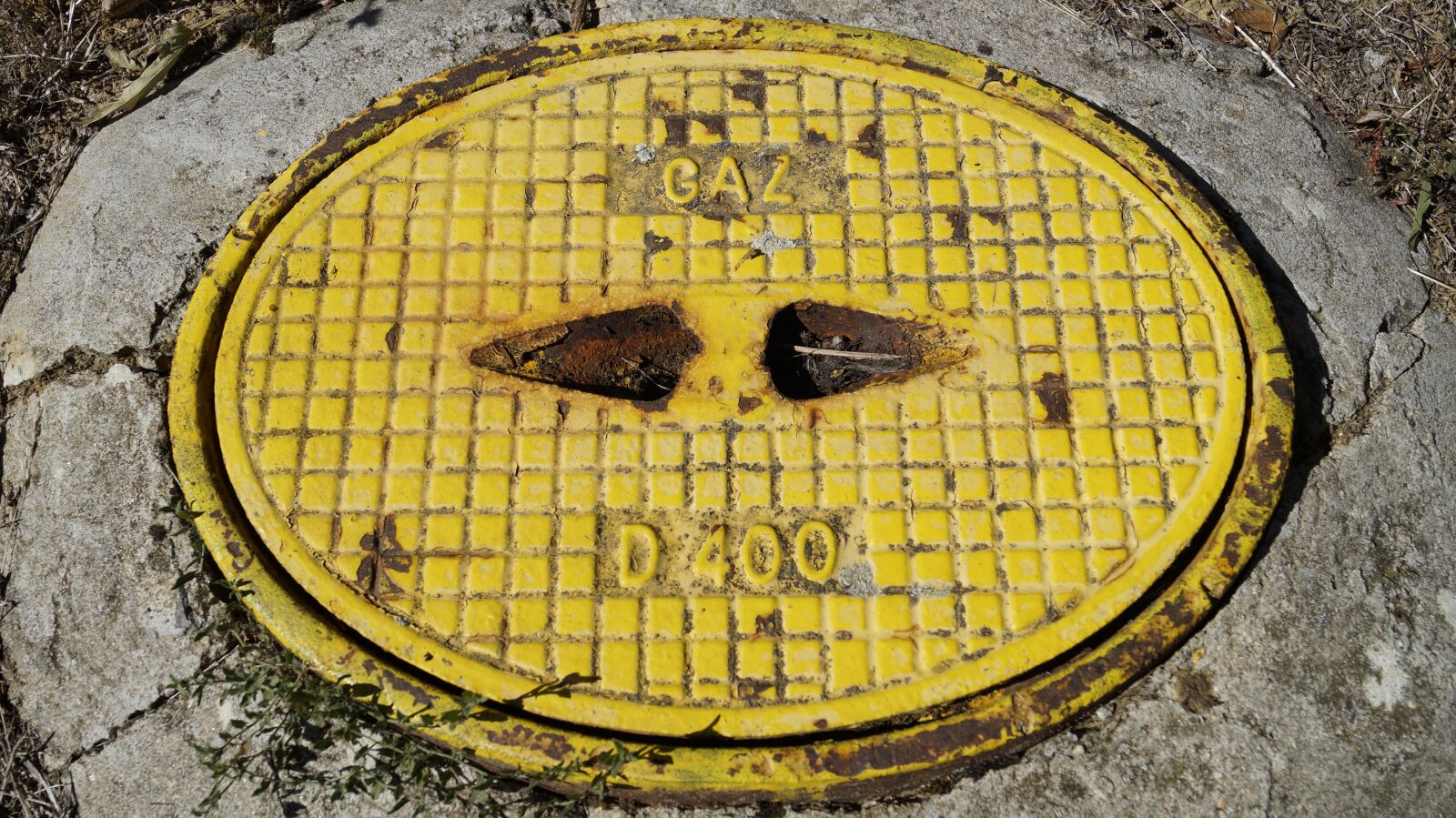 Sony DT 18-55mm F3.5-5.6 SAM II sample photo. Mouth, sewer, yellow photography