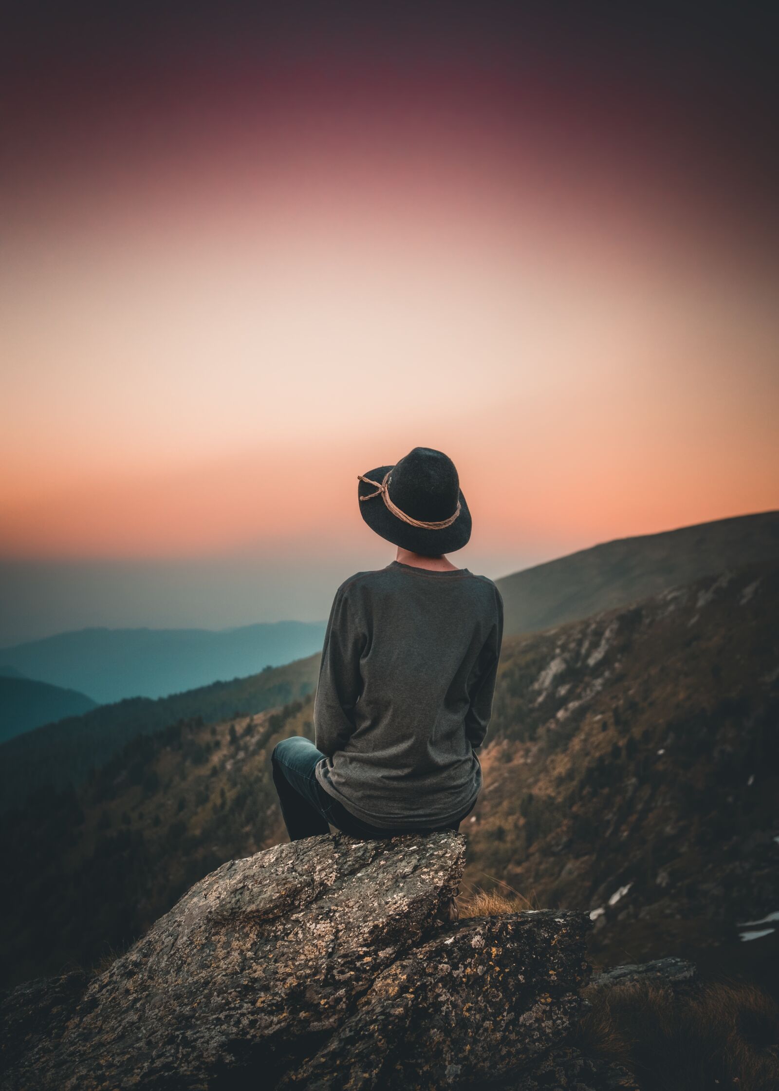 Sony a6300 + Sigma 30mm F2.8 EX DN sample photo. Sunset, hiking, carinthia photography