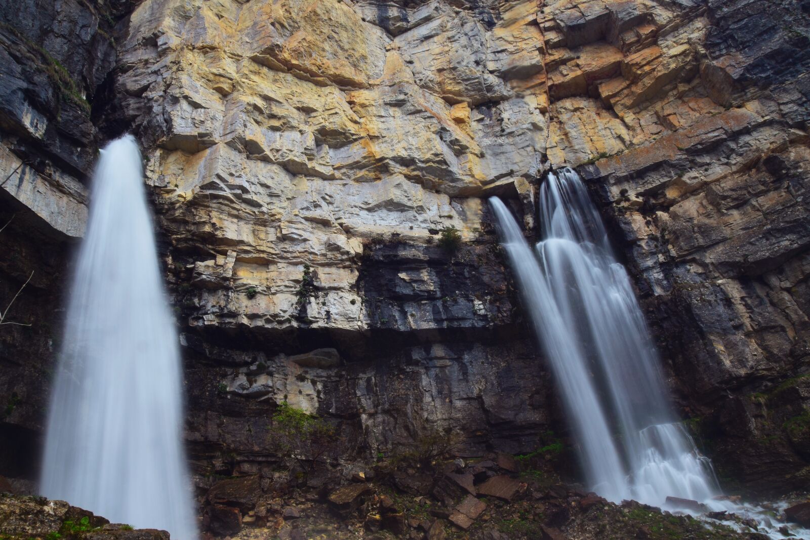 Nikon D5500 sample photo. Waterfall, water, spring photography