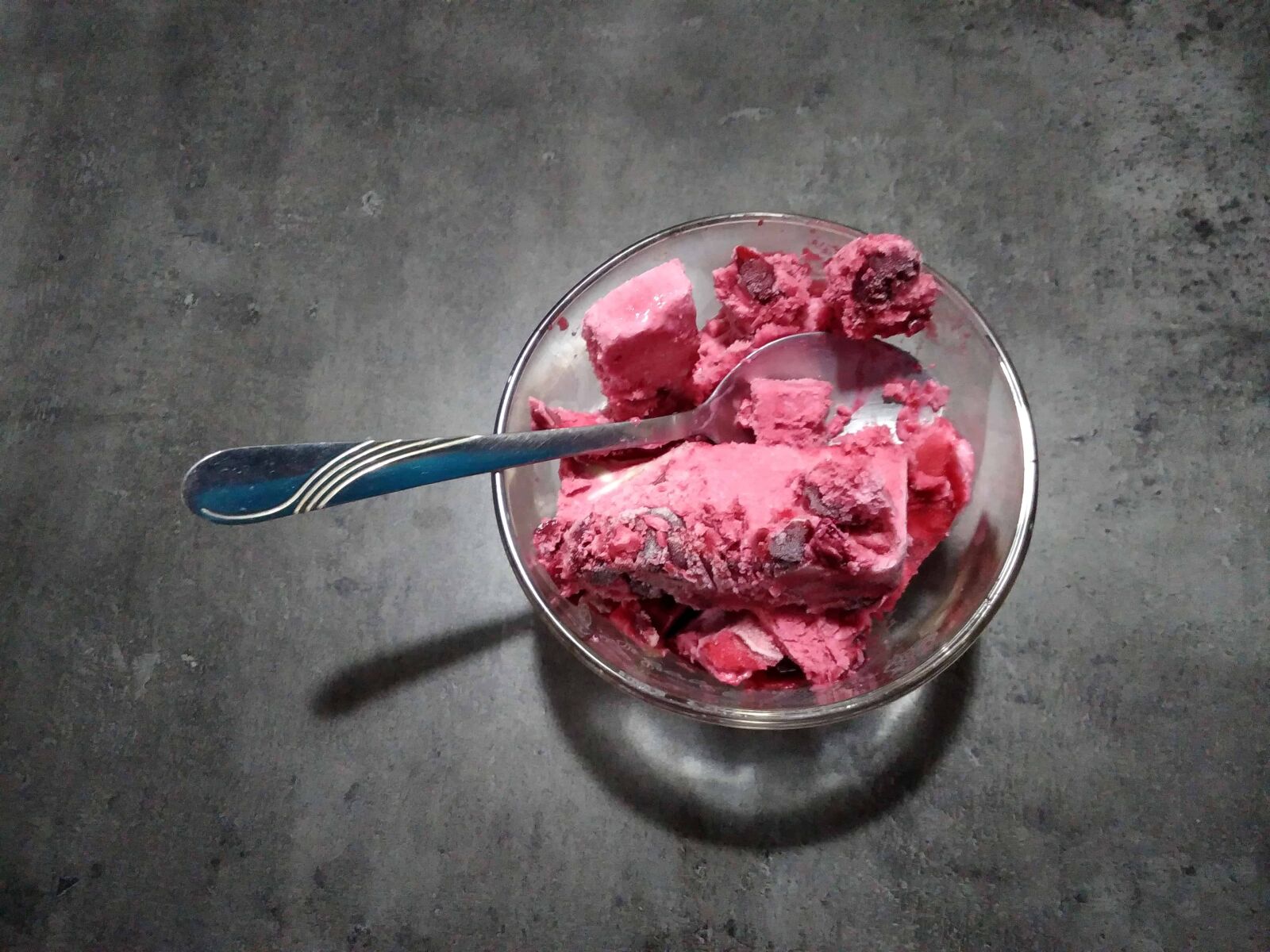Lenovo S60-A sample photo. Icecream, spoon, cherry, fruit photography