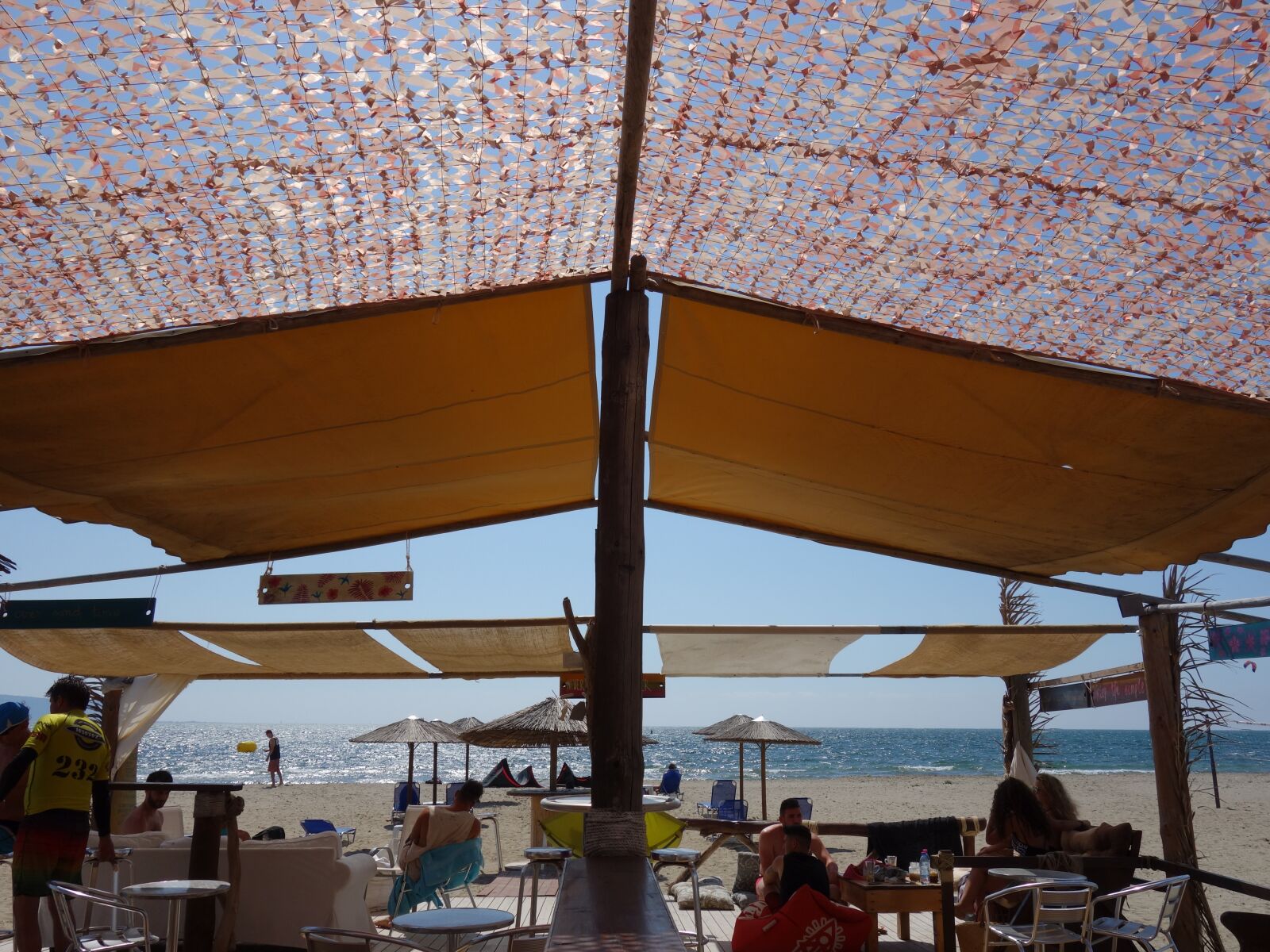 Sony Cyber-shot DSC-RX100 sample photo. Canteen, greece, beach photography