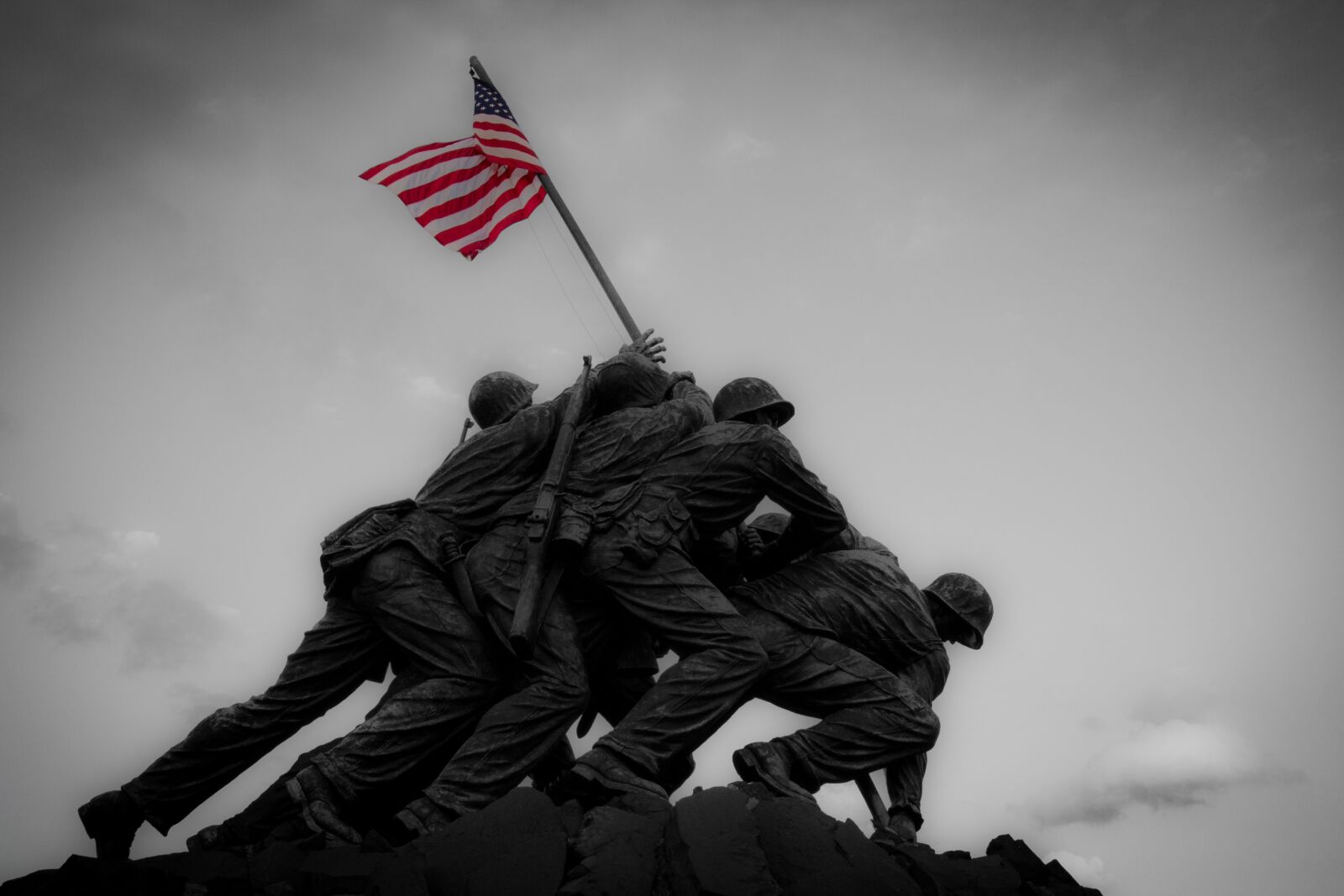 Canon EOS 60D sample photo. Iwo jima, military, flag photography
