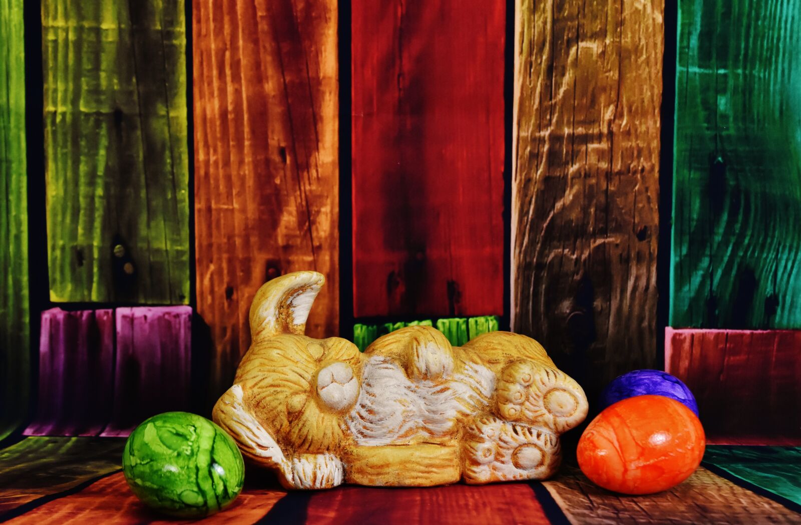 Nikon D7200 sample photo. Easter bunny, easter eggs photography