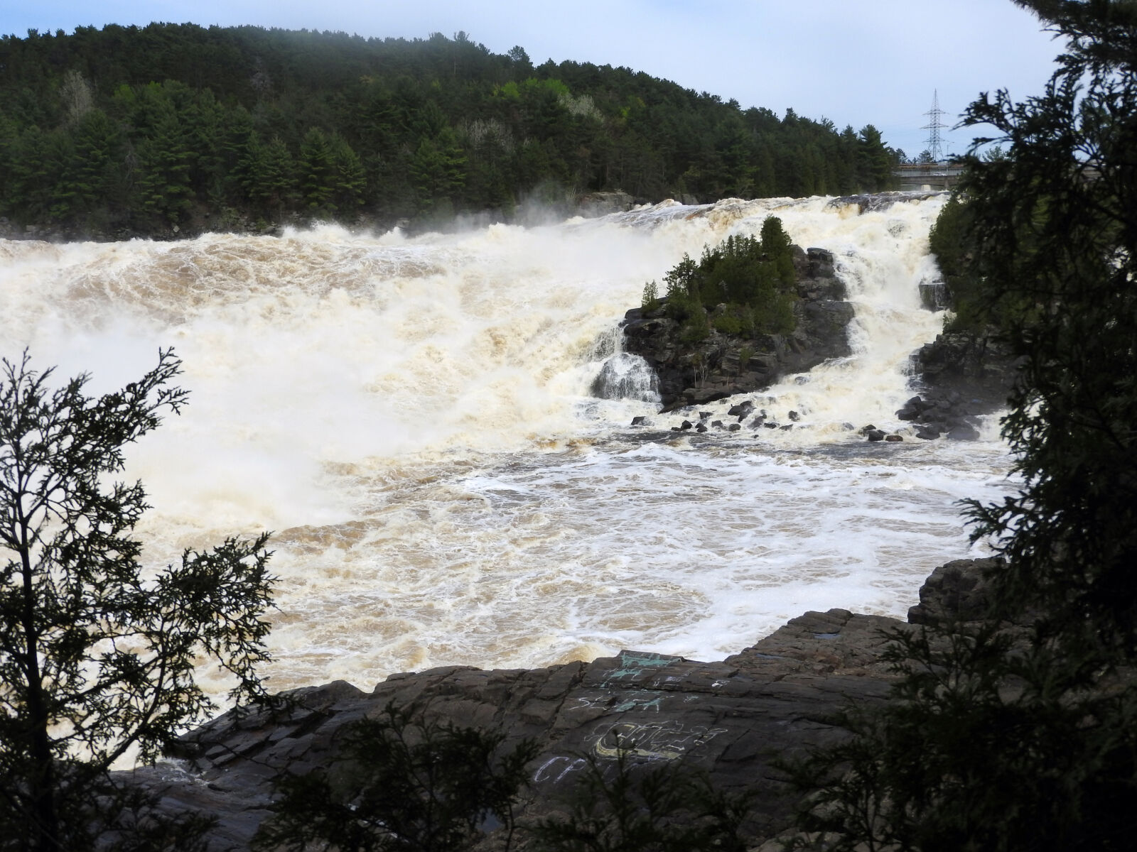 Nikon Coolpix P610 sample photo. Falls, river, shawinigan, st photography