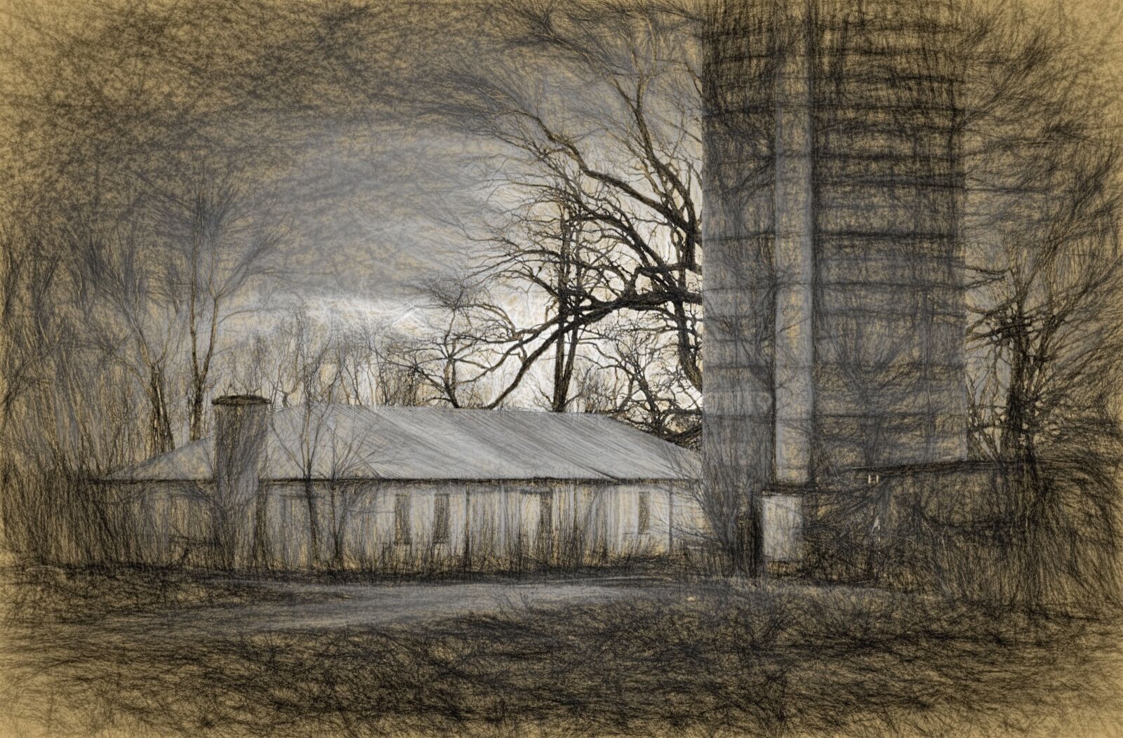 Canon EOS 750D (EOS Rebel T6i / EOS Kiss X8i) sample photo. Haunted, farm, old photography