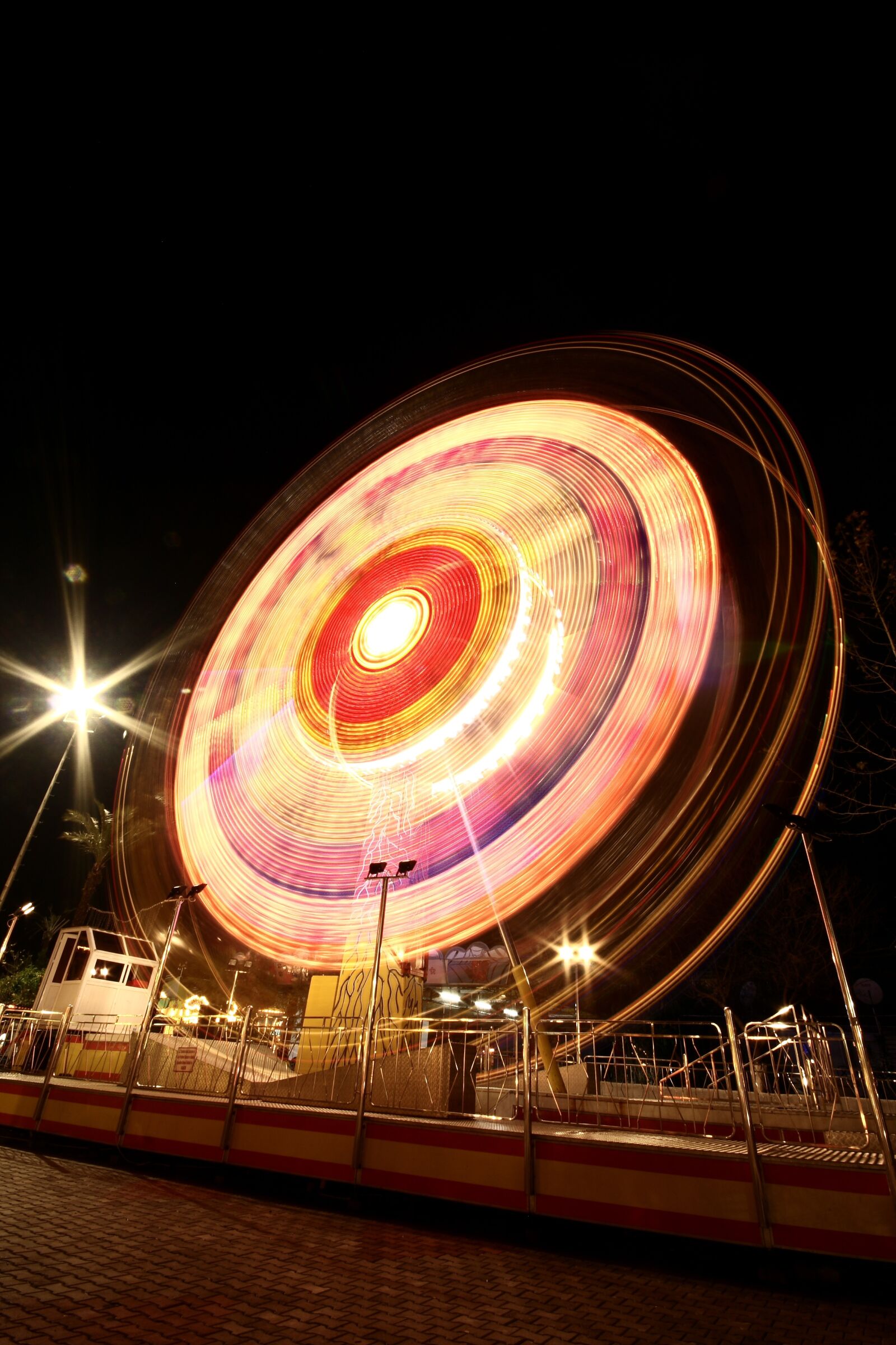 Canon EOS 40D sample photo. Ferris wheel, long exposure photography