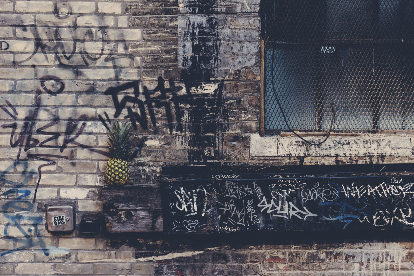 Sony a7 II + Sony FE 28-70mm F3.5-5.6 OSS sample photo. City, graffiti, dirty, building photography