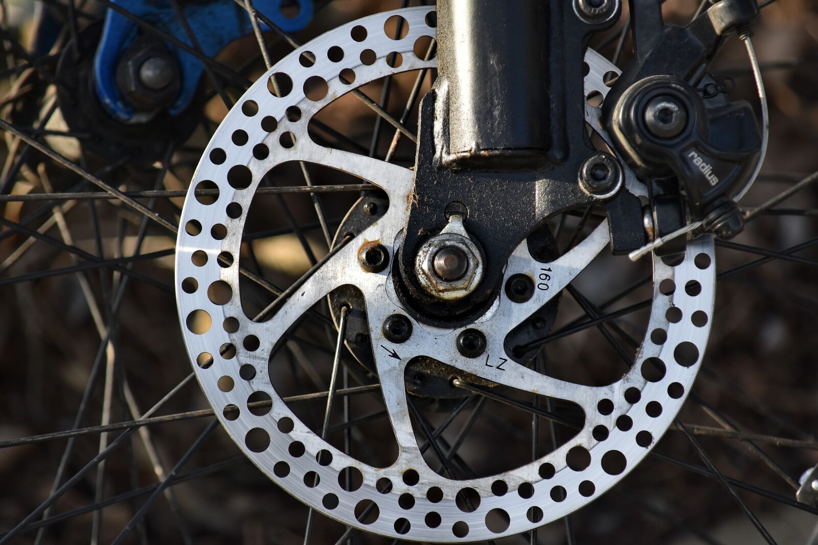 Nikon D5500 sample photo. Brake, chrome, gear, wheel photography
