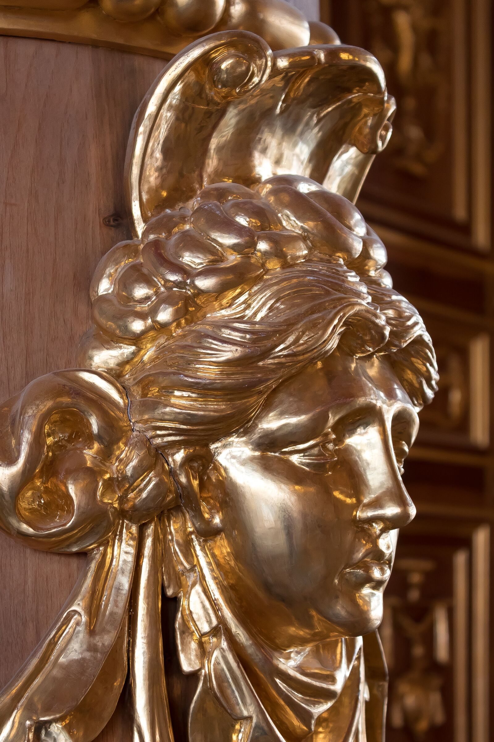 Canon EOS 1300D (EOS Rebel T6 / EOS Kiss X80) sample photo. Head, gilded, golden hall photography