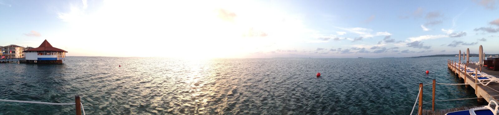 iPhone 5 back camera 4.12mm f/2.4 sample photo. Marina, panorama, sea, sunrise photography