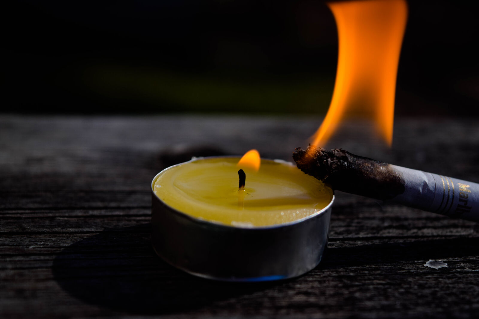 Nikon D3300 sample photo. Smoke, fire, cigeratte photography