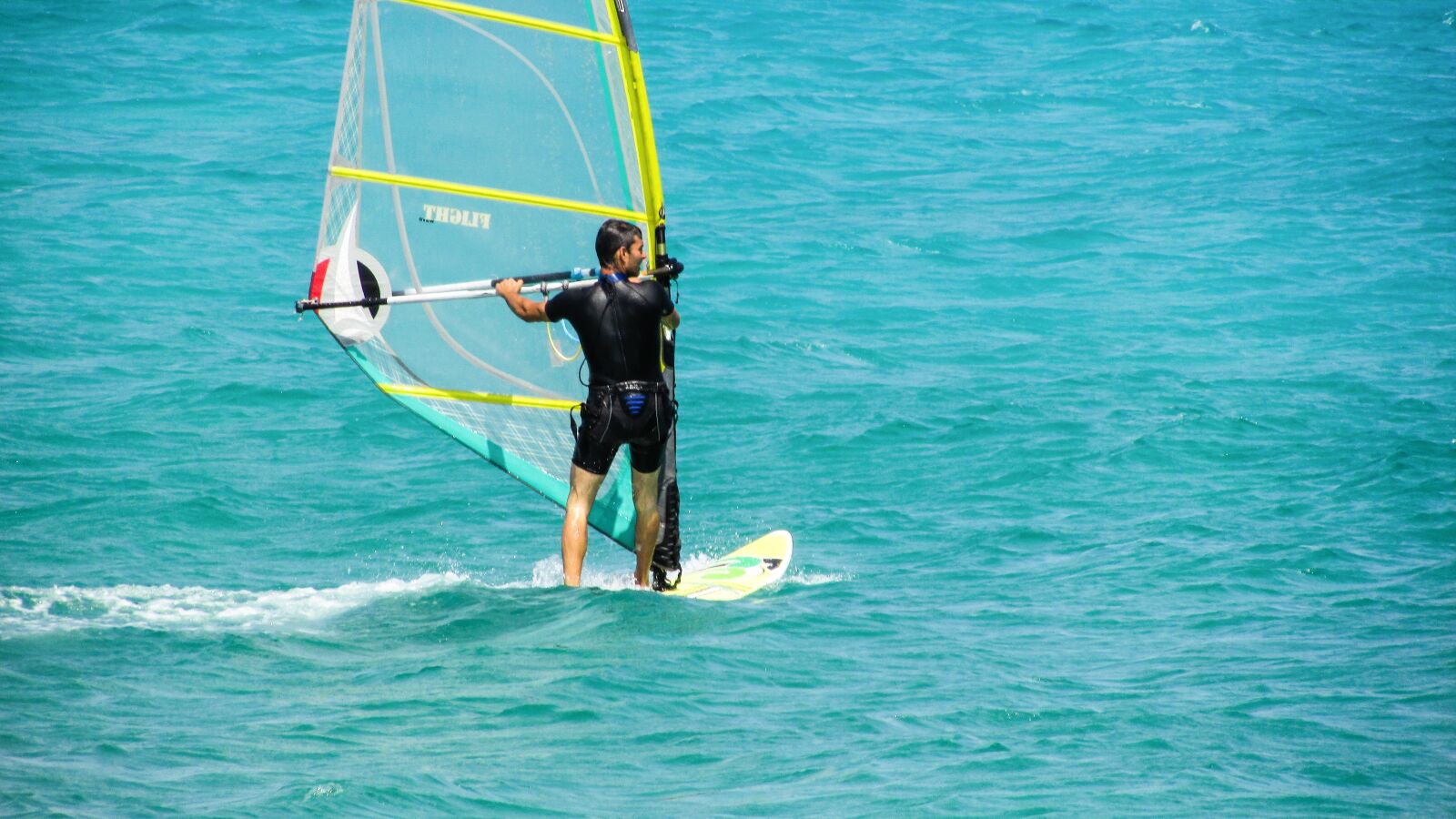 Canon PowerShot SX400 IS sample photo. Windsurfing, sport, sea photography