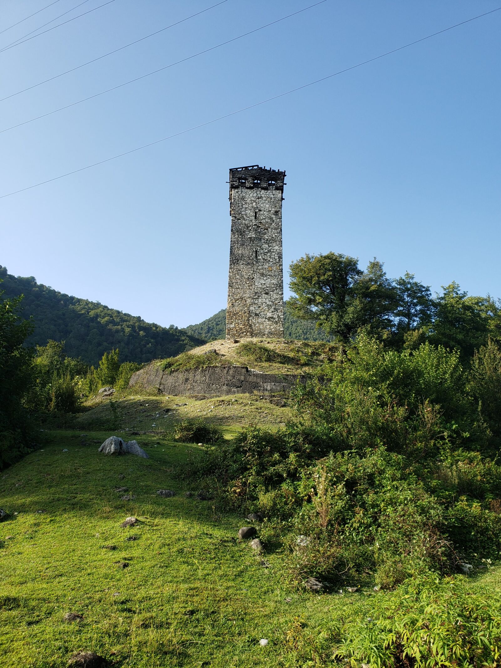 Samsung SM-G960U sample photo. Tower, georgia, mountain photography
