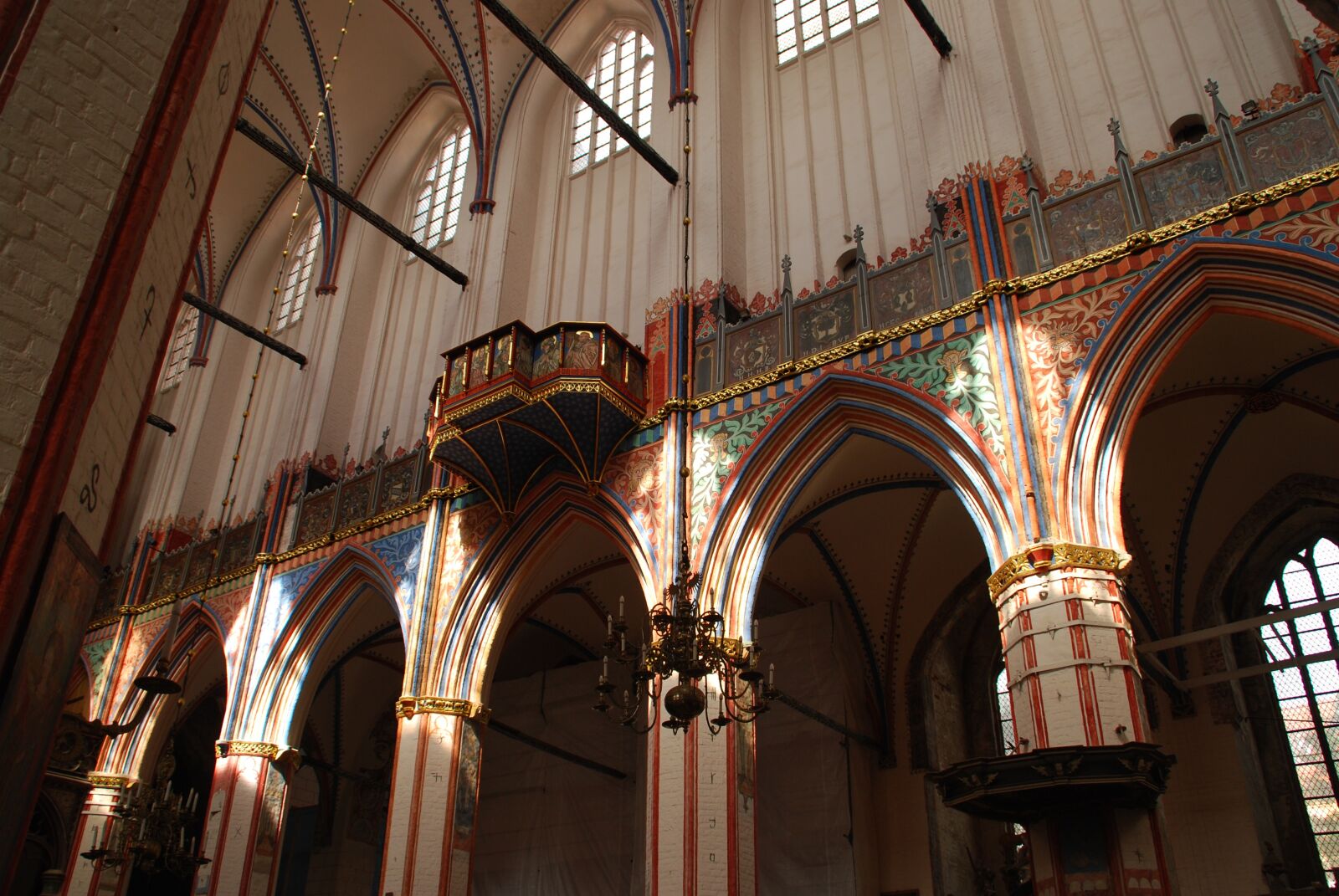 Nikon D60 sample photo. Church, church window, columnar photography