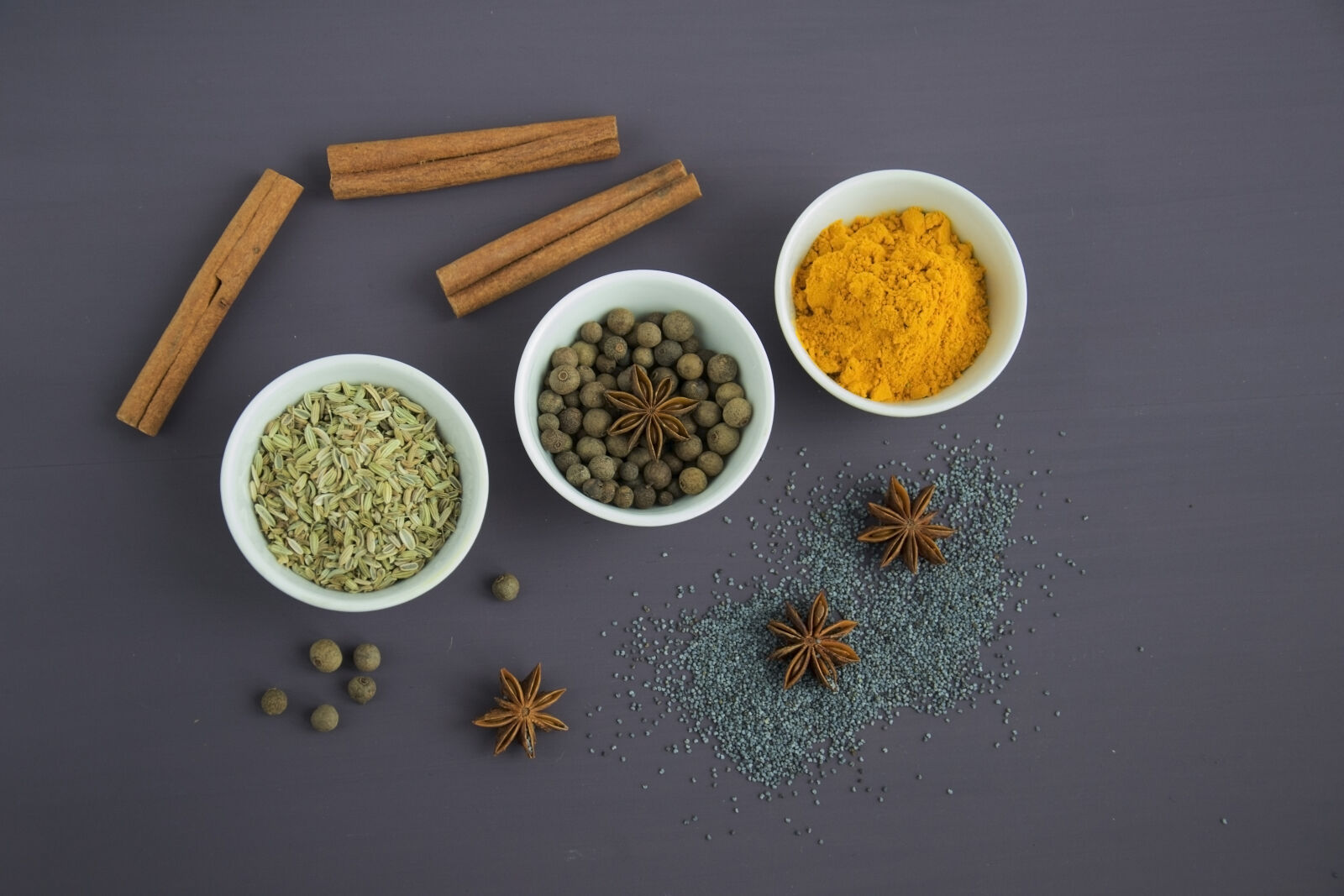 Nikon D3100 sample photo. Assorted, spices, near, white photography