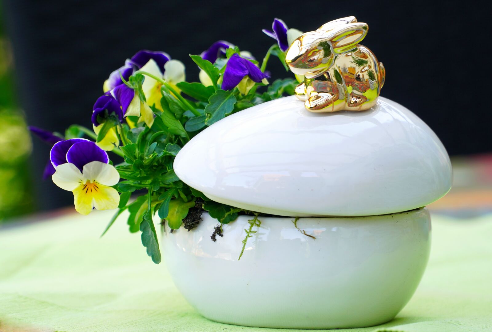 Sony E PZ 18-105mm F4 G OSS sample photo. Easter decoration, sugar bowl photography