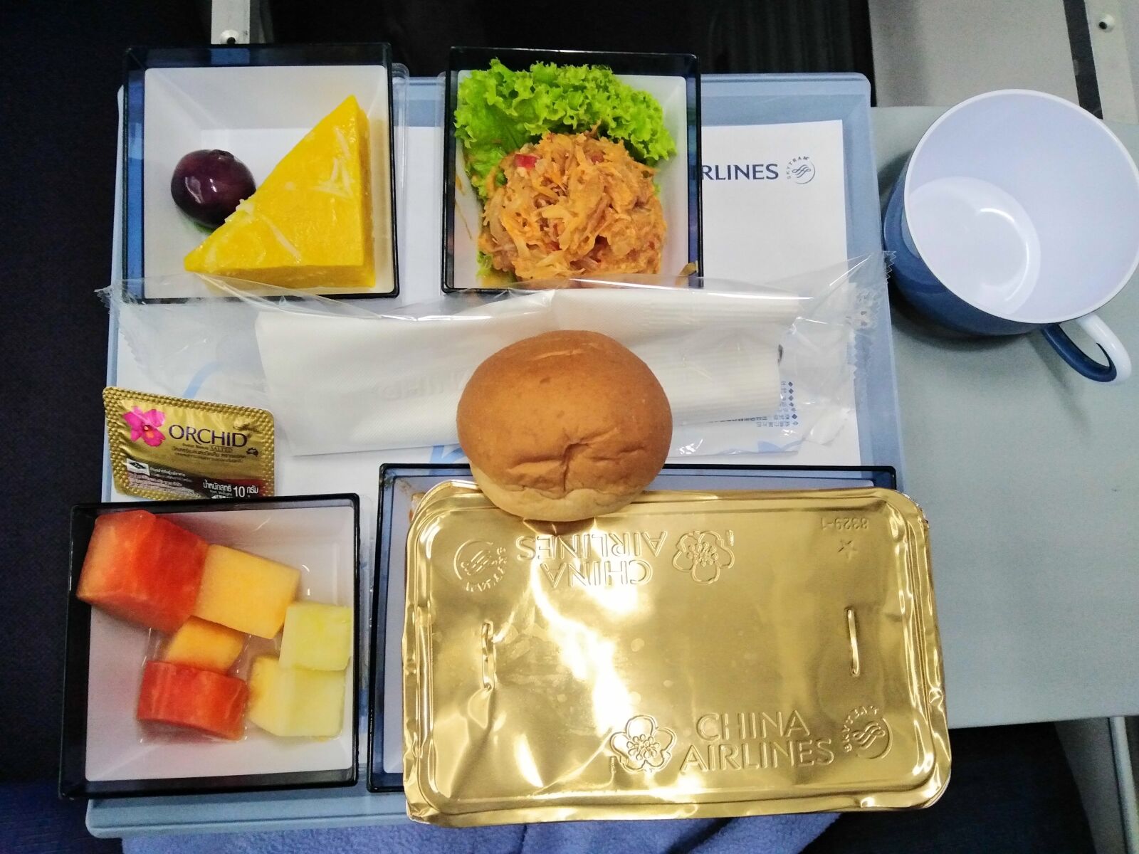 HUAWEI DUB-LX1 sample photo. Flight foods, china airline photography