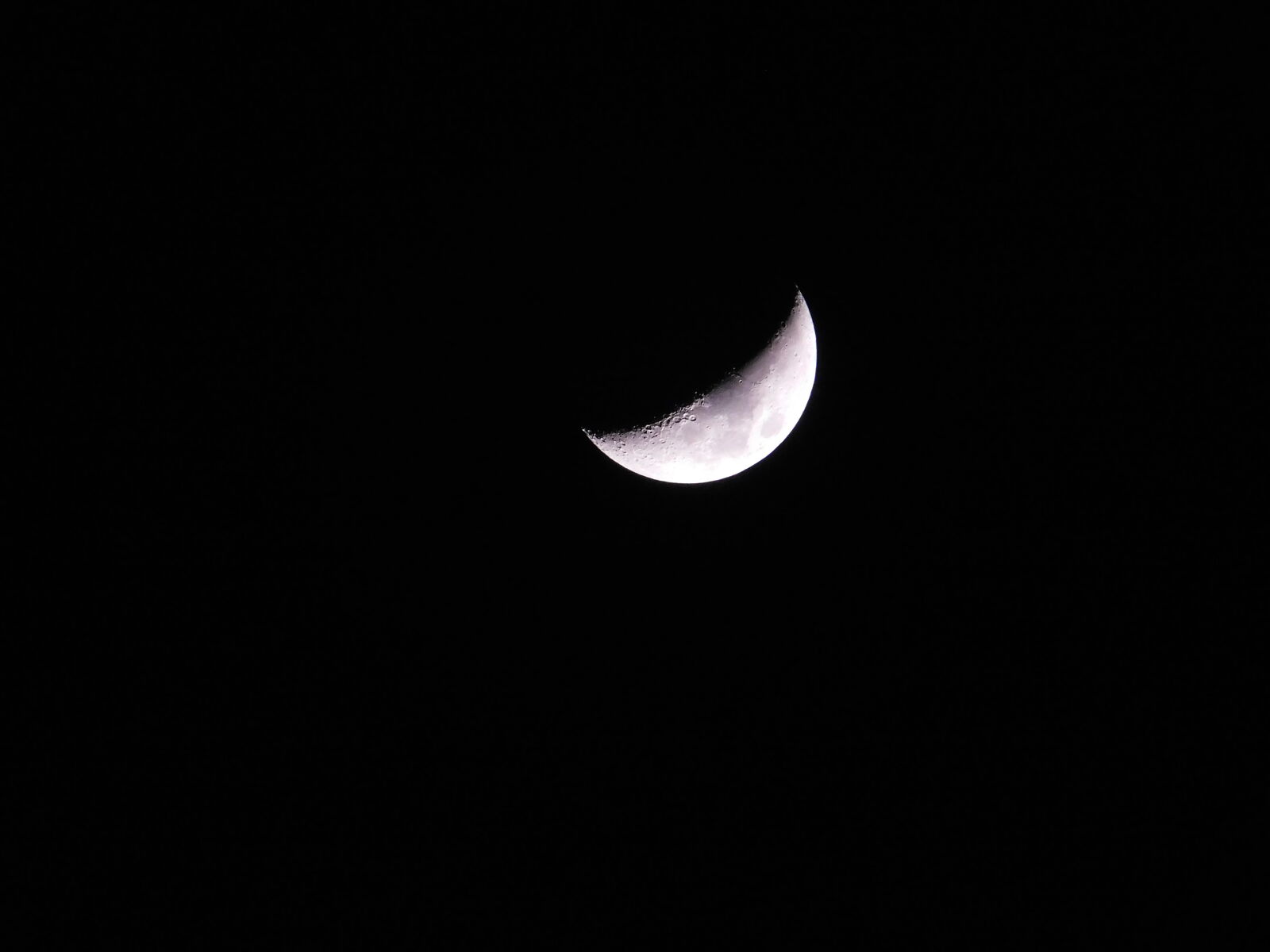 Nikon Coolpix L840 sample photo. Photo, of, half, moon photography