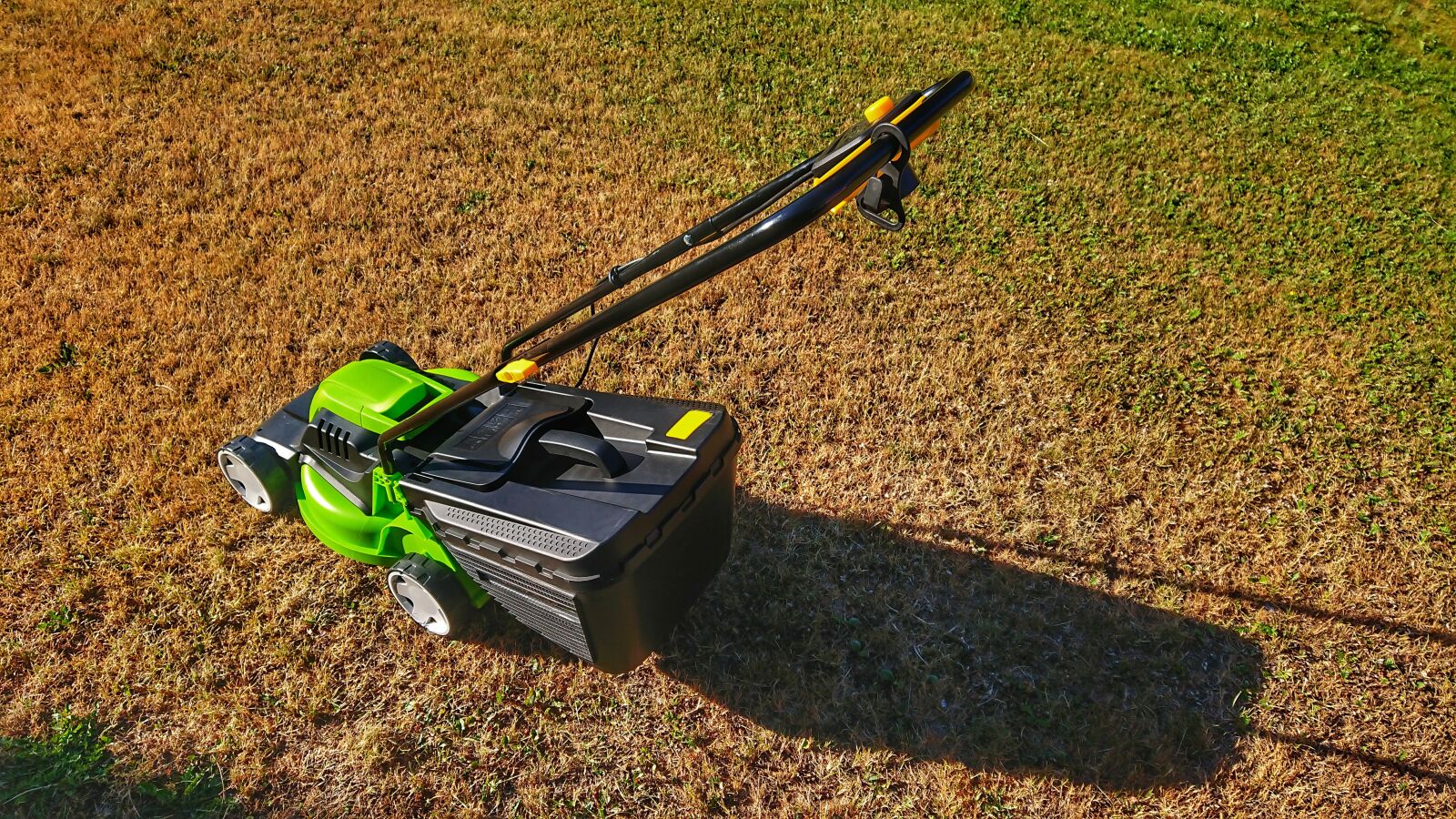 Sony Xperia XZ Premium sample photo. Lawn mower, lawn, summer photography