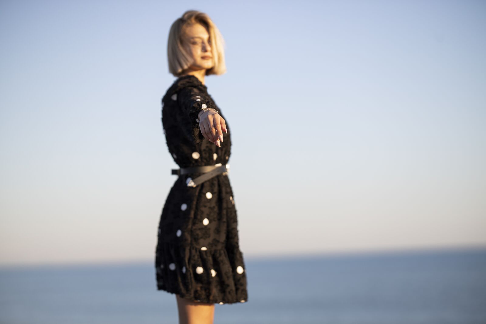 Canon RF 85mm F1.2L USM sample photo. Fashion, woman, dress photography