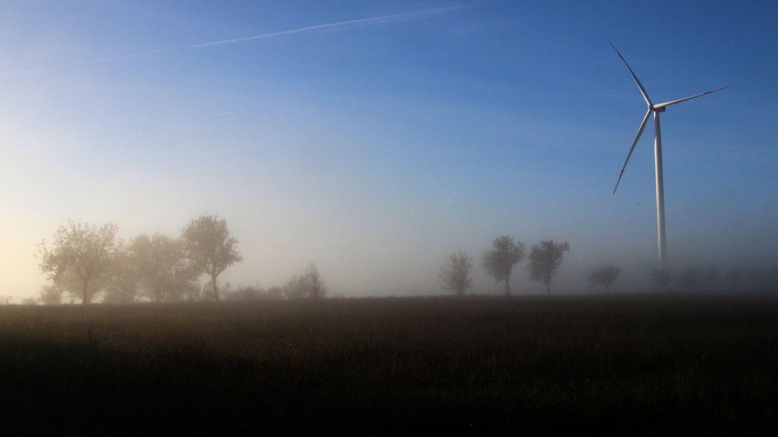 Canon EOS 600D (Rebel EOS T3i / EOS Kiss X5) sample photo. Pinwheel, fog, landscape photography