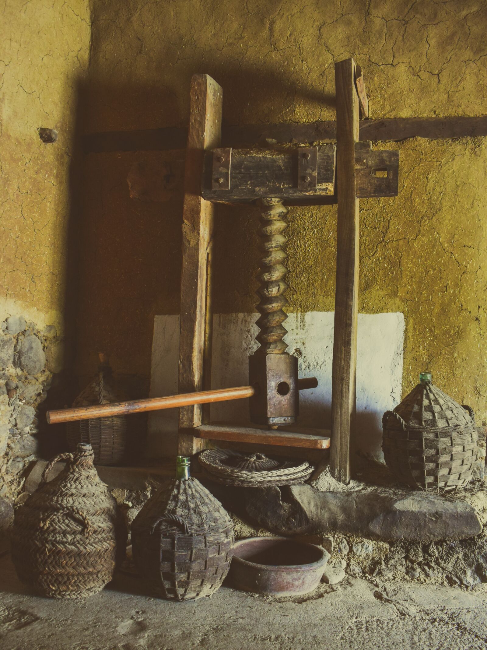 Nikon D3300 sample photo. Olive mill, press, old photography