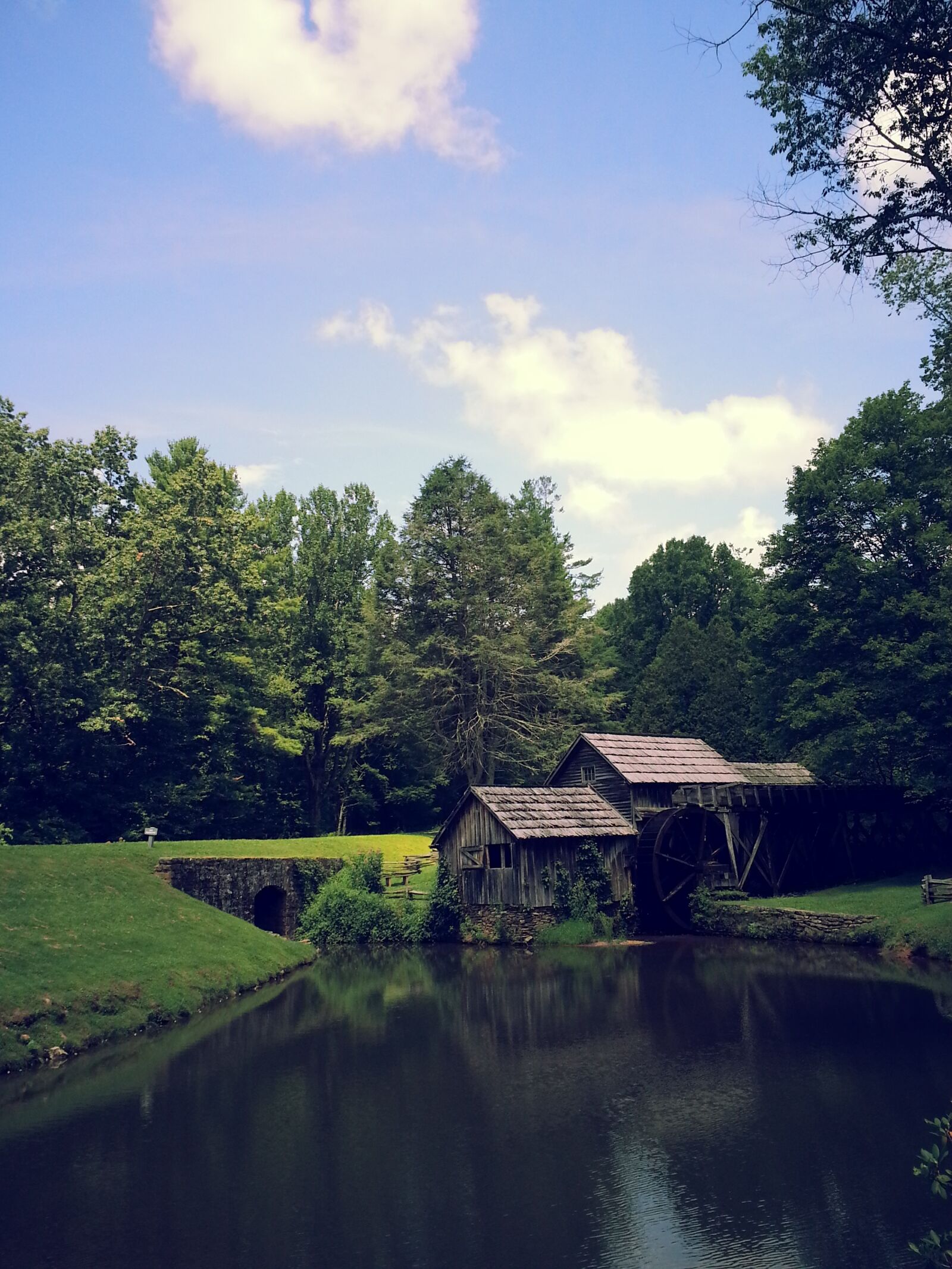 Samsung Galaxy Note2 sample photo. Virginia, mill, pond photography