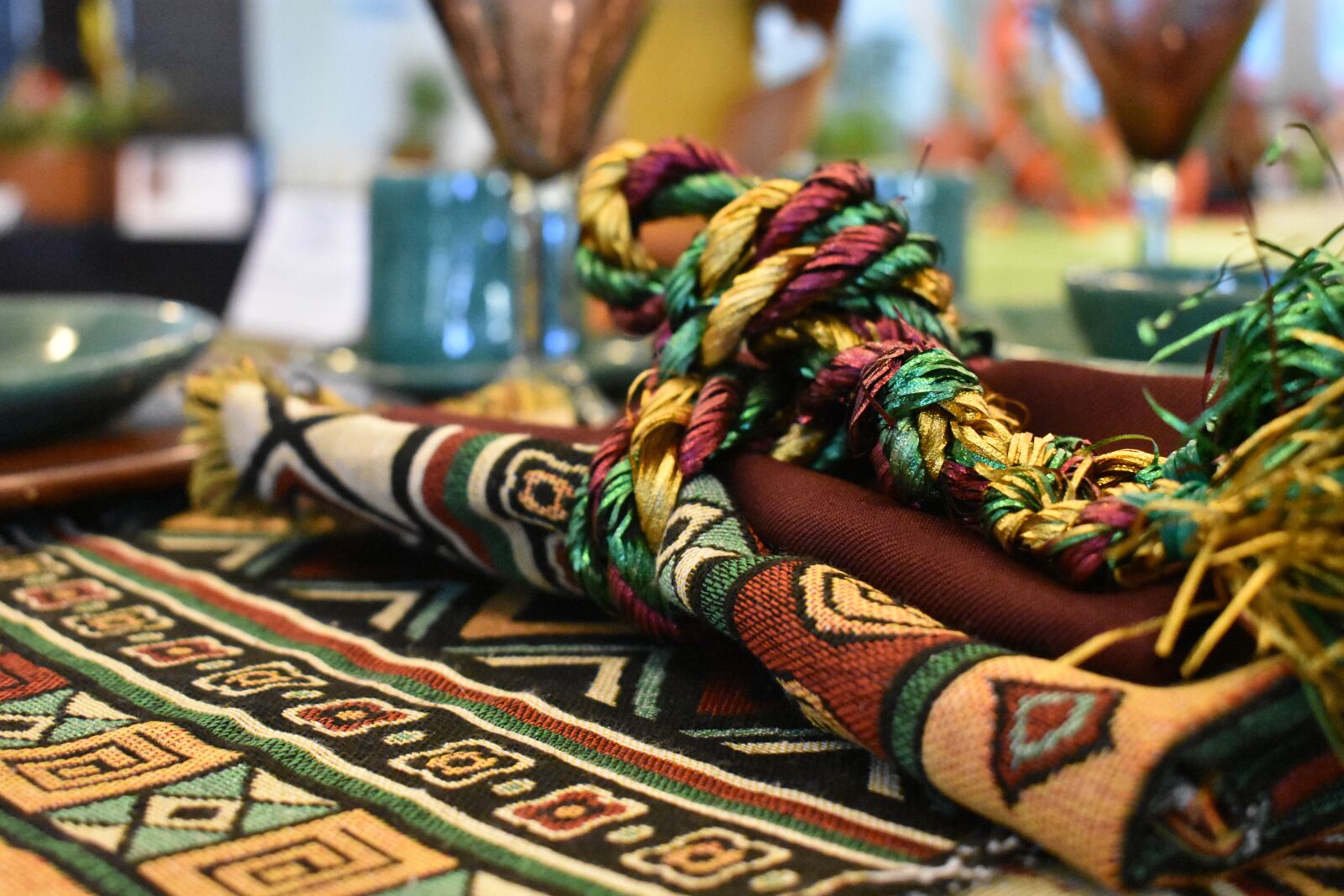 Nikon D3400 sample photo. Tablecloth, fabric, india photography
